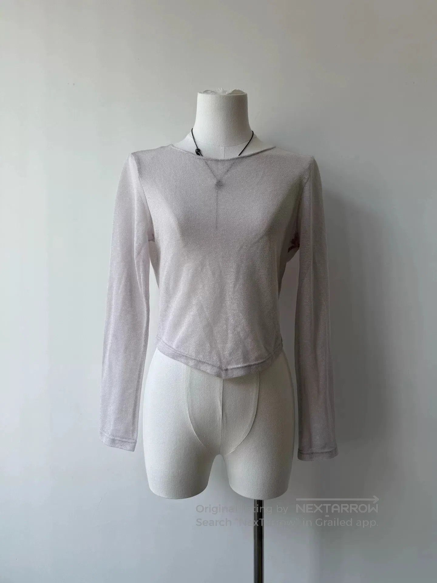 Jean Paul Gaultier Jean Paul Gaultier Purple Sheer Top. Size M / US 6-8 / IT 42-44 - 7 Thumbnail