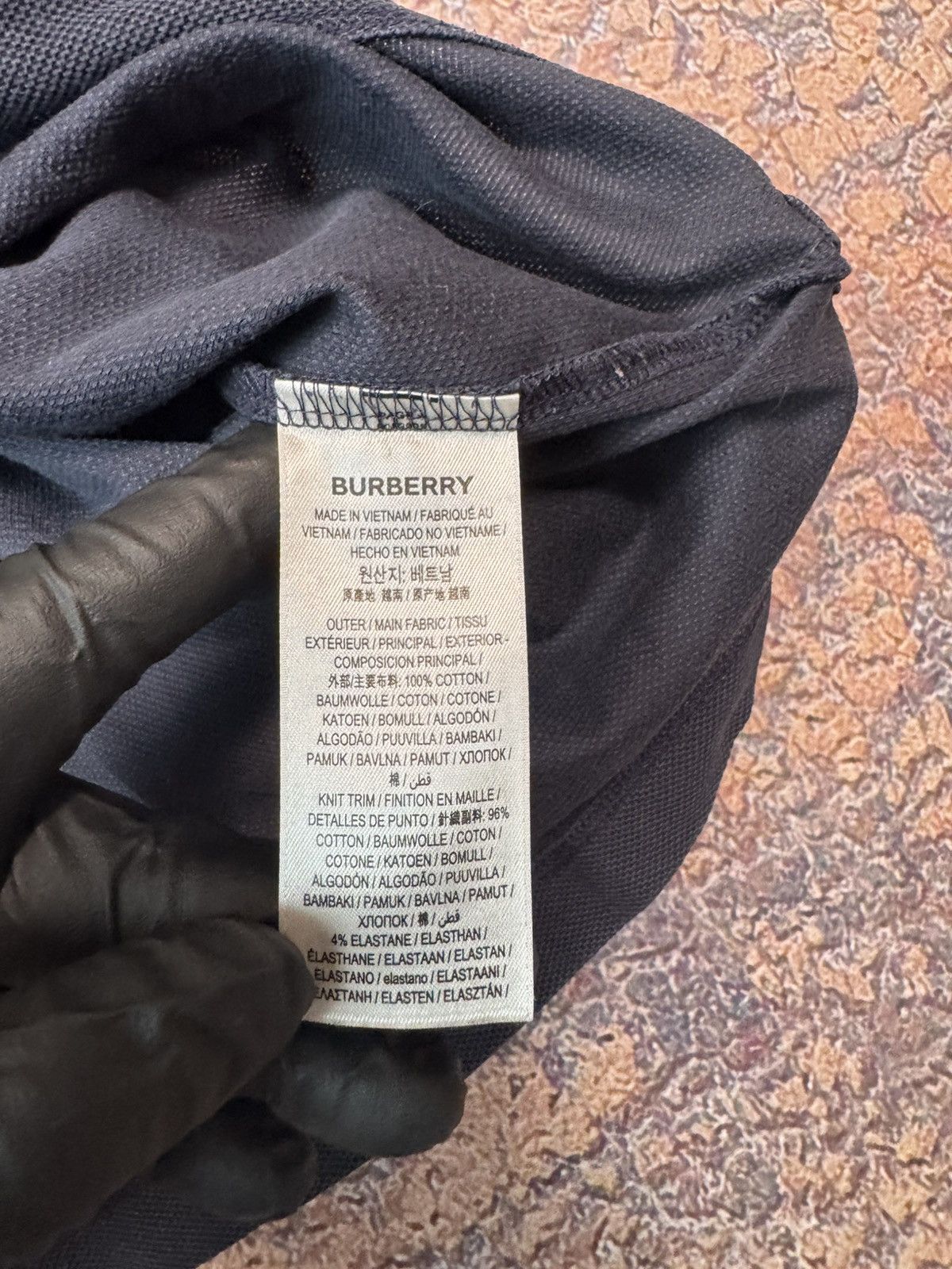 Burberry Vintage 90s Burberry Polo Tee Casual Big Logo Designer Size US XL / EU 56 / 4 - 12 Thumbnail