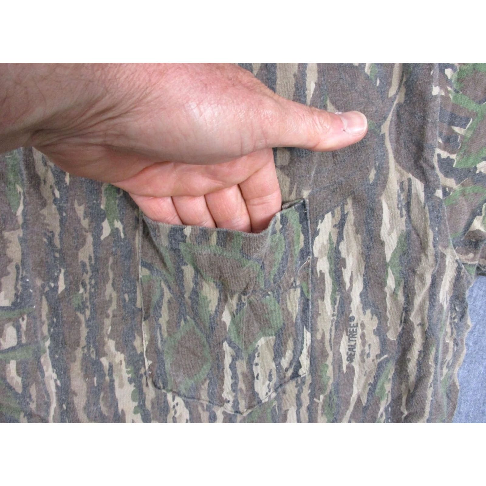 Realtree Spartan Realtree Shirt Mens 2XL/3XL Brown Camo Pocket Hunting Tee Made USA Size US XXL / EU 58 / 5 - 2 Thumbnail