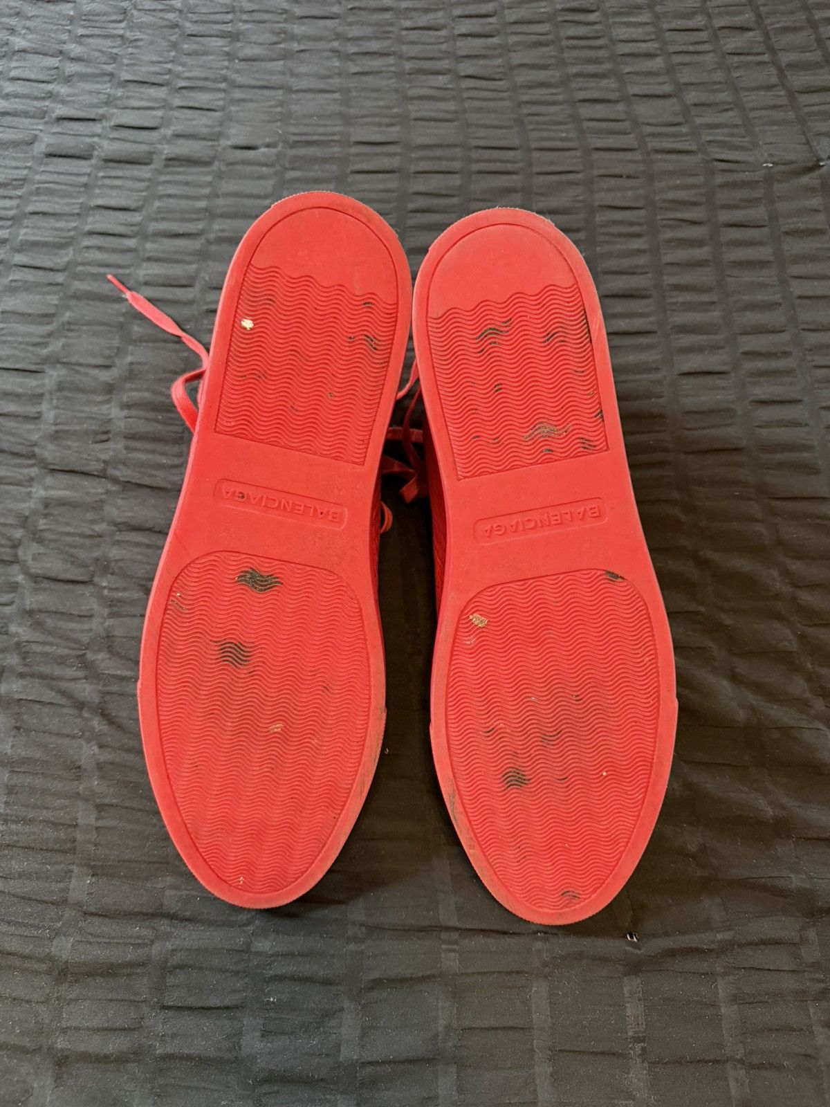 Balenciaga Balenciaga Red Arena High Top Sneakers Size US 12 / EU 45 - 5 Thumbnail