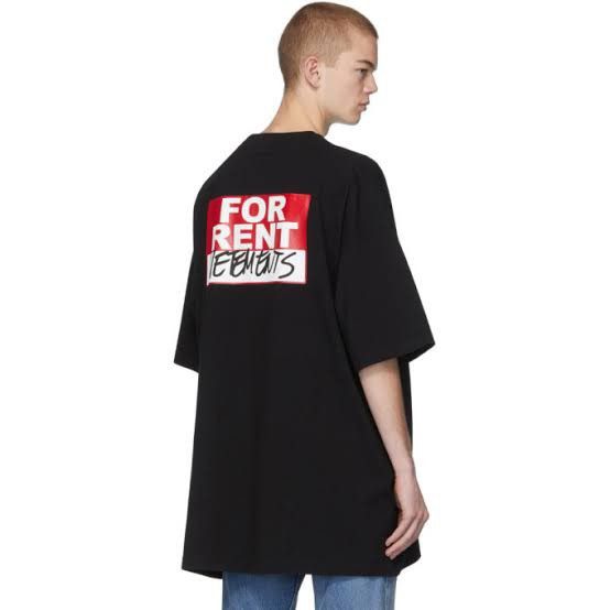 Vetements SS20 For Rent Oversize T Shirt Size US XL / EU 56 / 4 - 1 Thumbnail