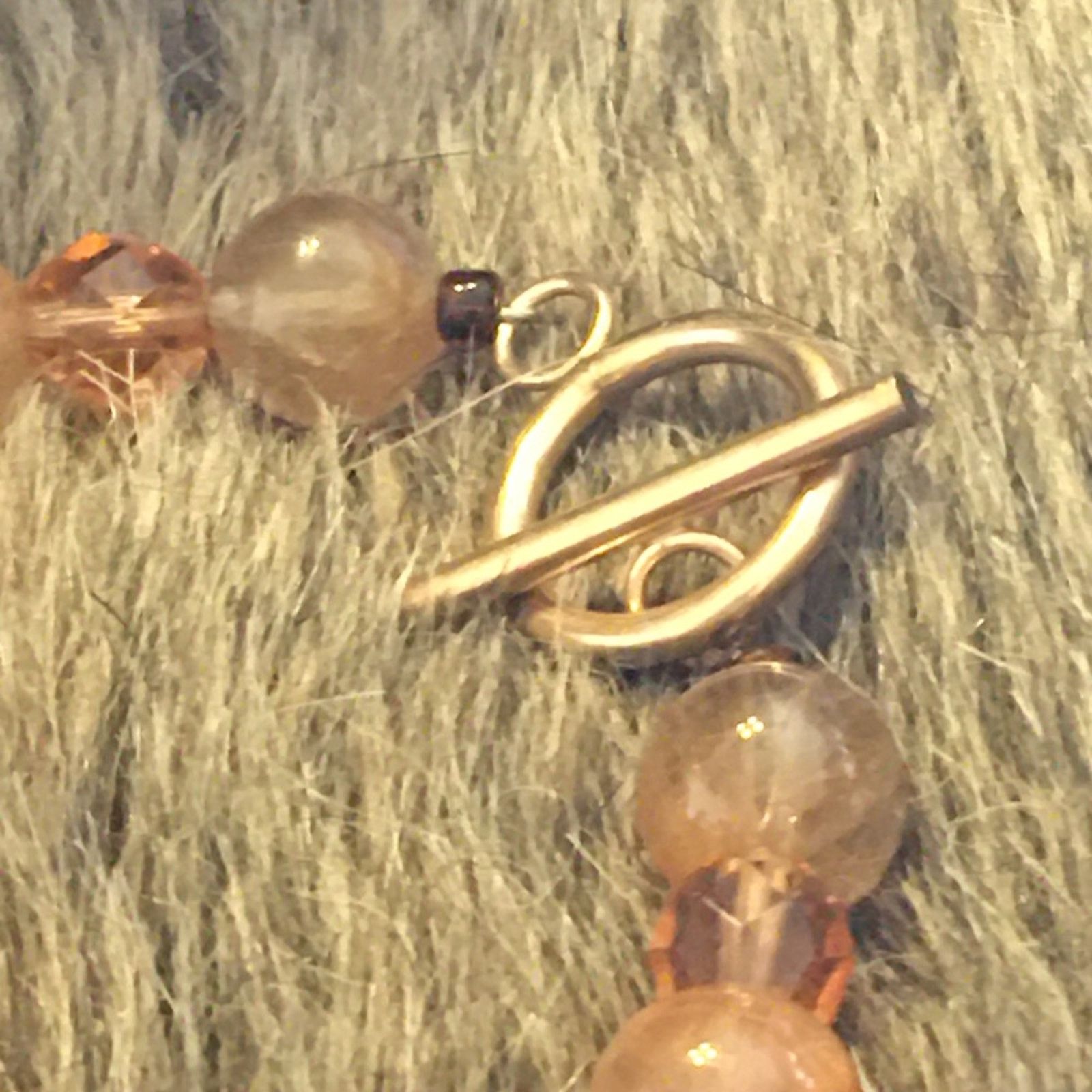 Vintage Vintage faceted natural agate stone necklace Size ONE SIZE - 9 Thumbnail