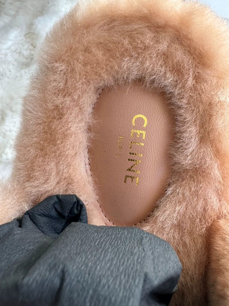 Celine Celine Arc de Triomphe Fur Slippers Size US 4.5 / IT 34.5 - 6 Thumbnail