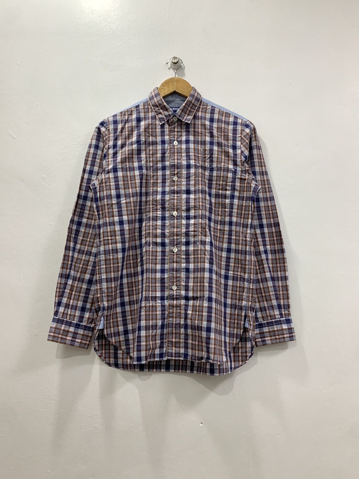Junya Watanabe JUNYA WATANABE MAN COMME des GARÇONS CHECK PATTERNED SHIRT Size US XS / EU 42 / 0 - 1 Thumbnail