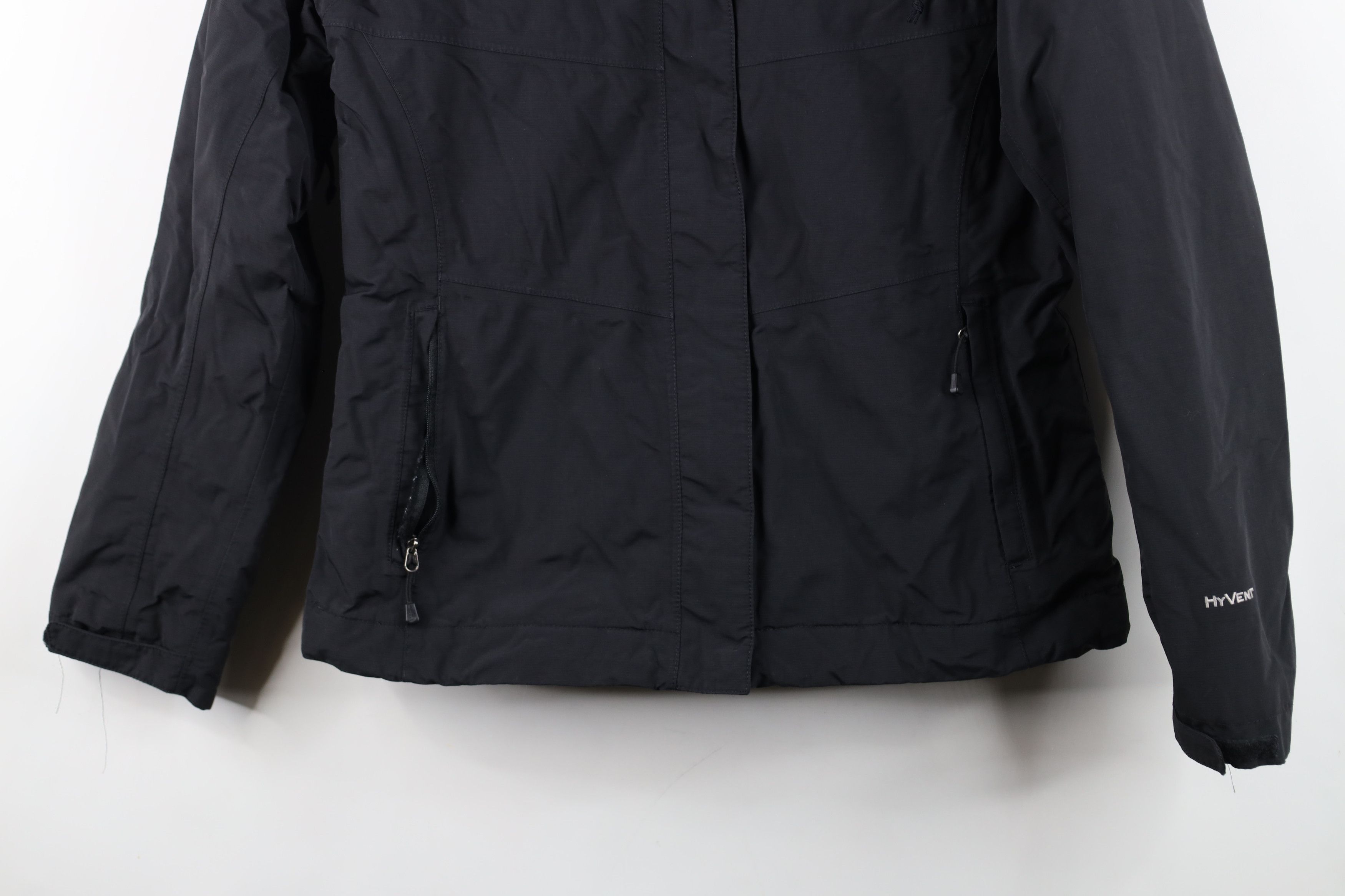 The North Face The North Face Distressed Hyvent Fleece Lined Jacket Black Size M / US 6-8 / IT 42-44 - 3 Thumbnail