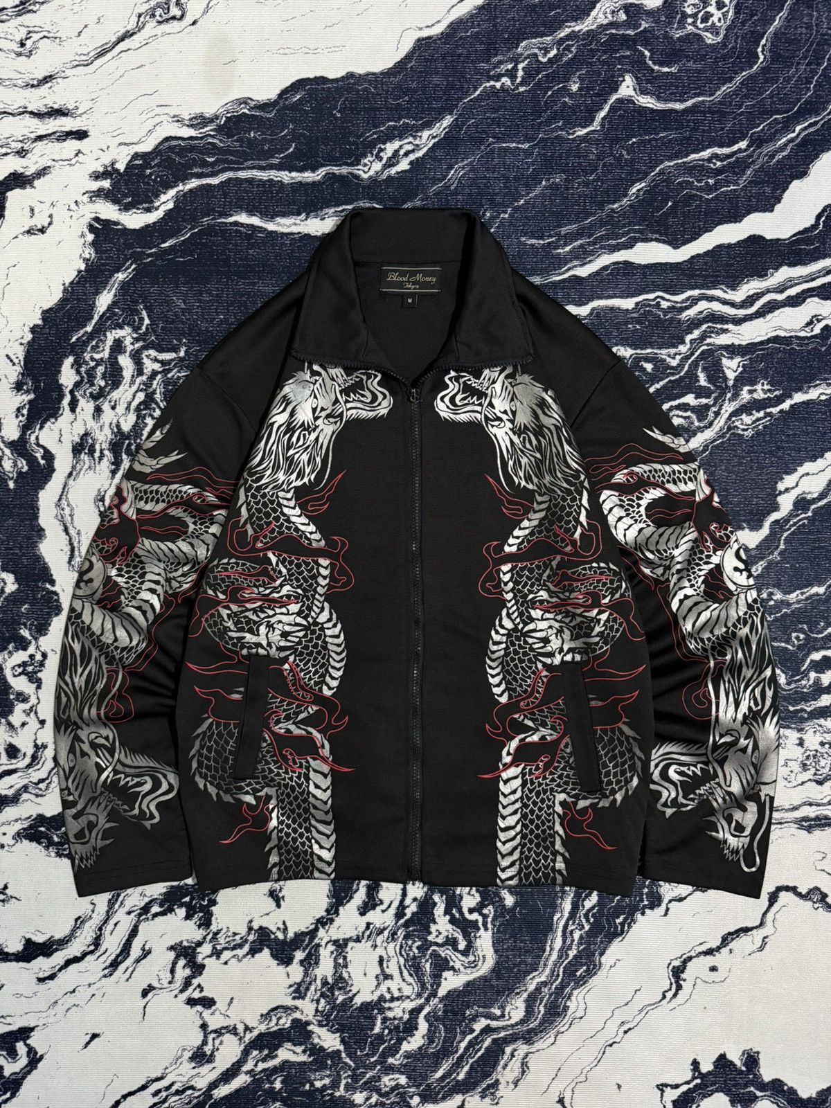 Japanese Brand Vintage blood money tokyo tracktop & trackpants Size US M / EU 48-50 / 2 - 2 Thumbnail