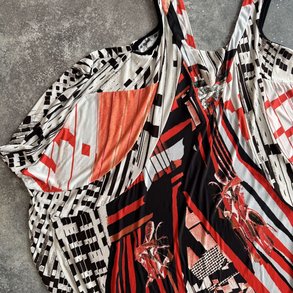 Hysteric Glamour Save the Queen Italy Vintage Y2K Abstract Art Dress Size M / US 6-8 / IT 42-44 - 6 Thumbnail