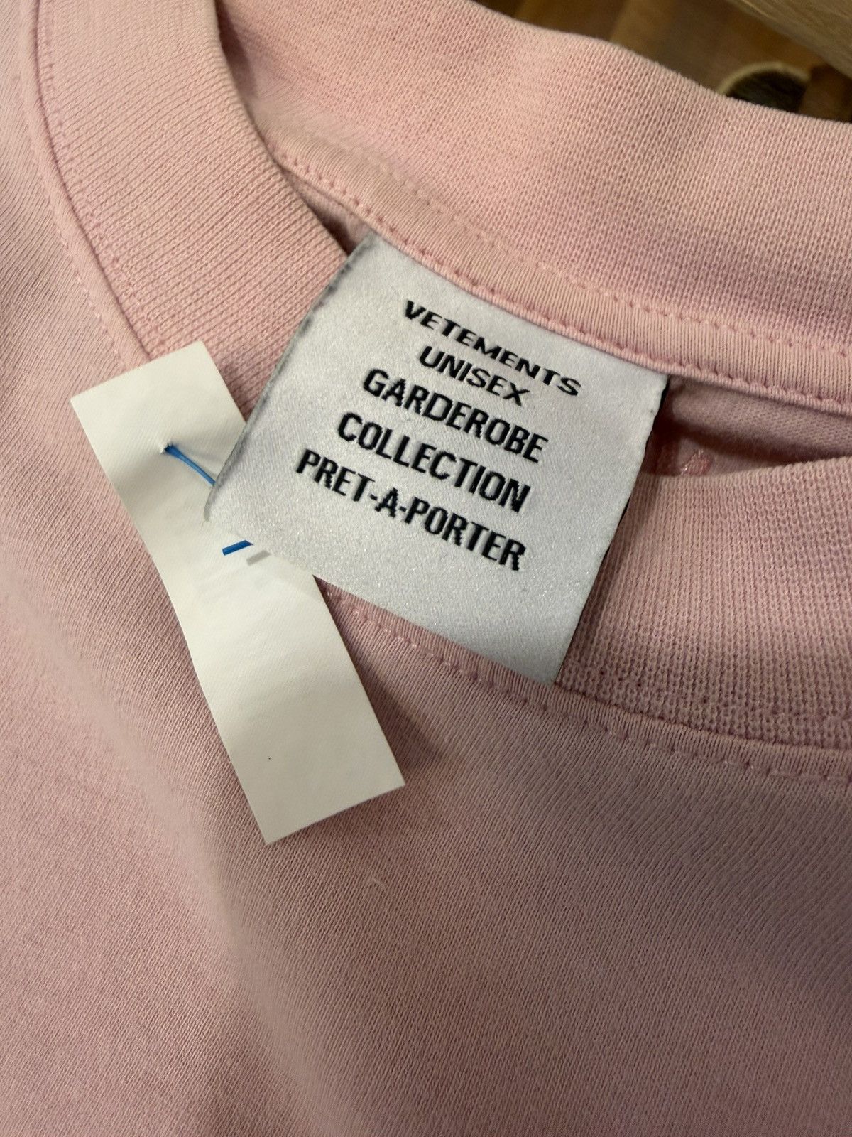Vetements Vetements Size Logo Tee - Pink Size US S / EU 44-46 / 1 - 3 Thumbnail