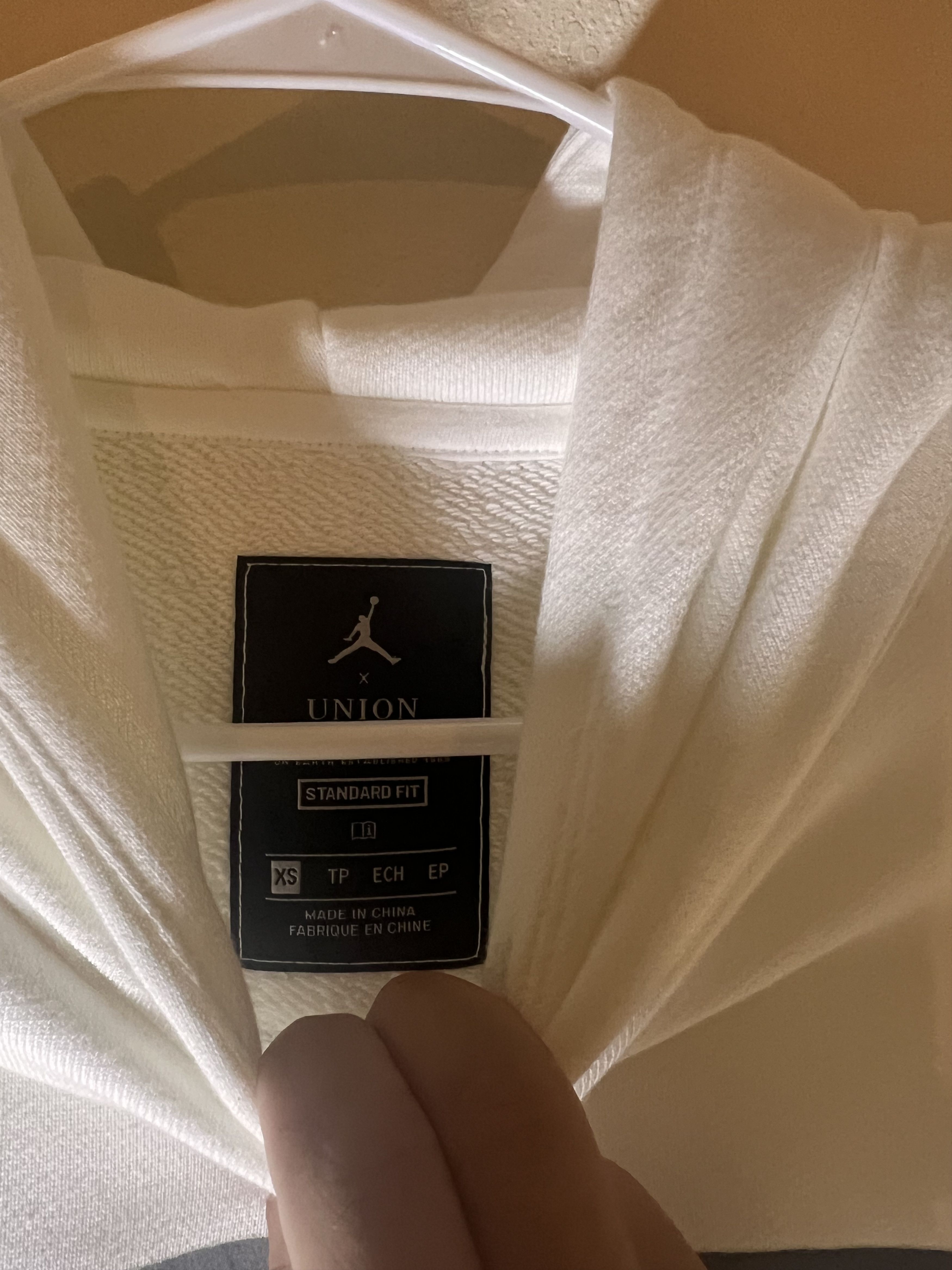 Jordan Brand Air Jordan X Union LA Flying High Hooded ‘White’ Size US XS / EU 42 / 0 - 4 Thumbnail