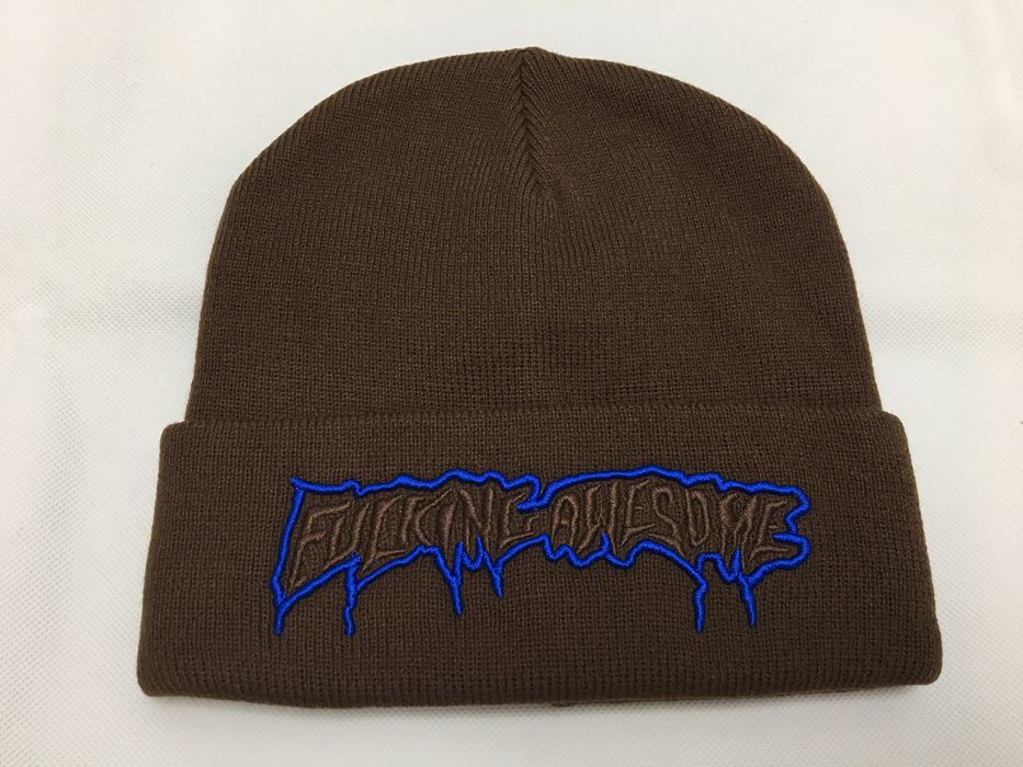 売れ済最安 Fucking Awesome RUNNING LOGO CUFF BEANIE