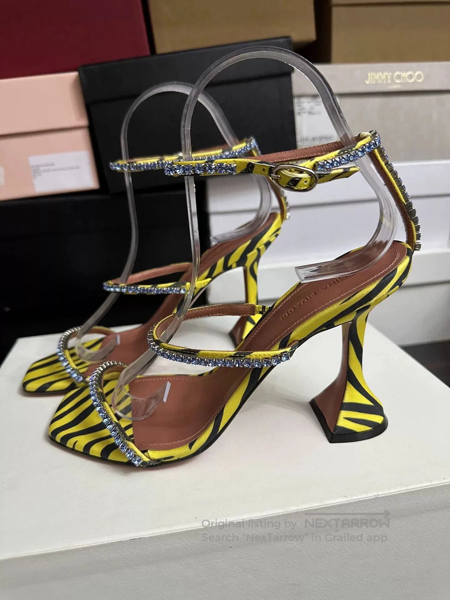 Amina Muaddi Amina Muaddi High-Heel Sandals Size 37. Size US 6 / IT 36 - 3 Thumbnail