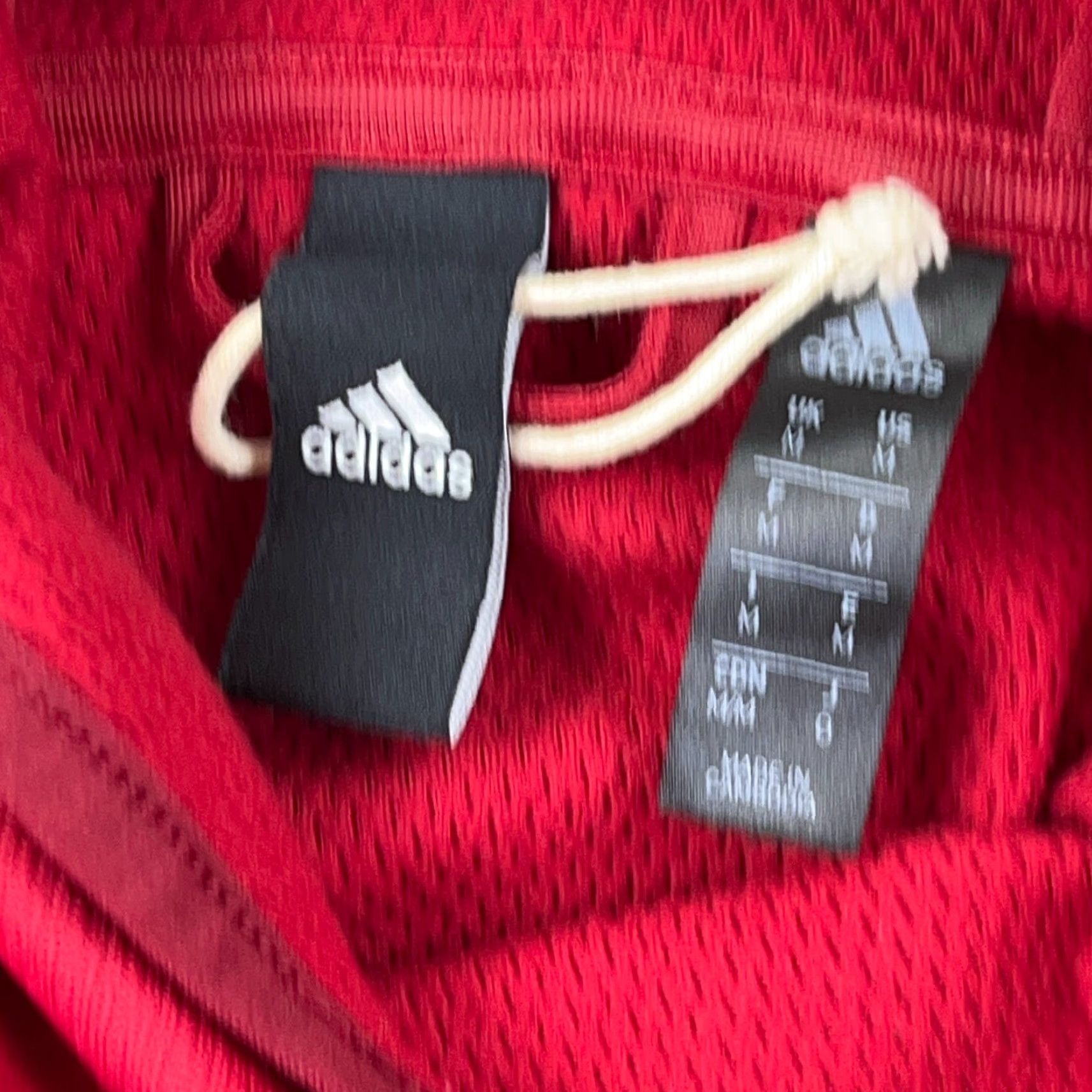 Adidas Adidas Hoodie Men M Red Sweatshirt Pullover Logo Graphic Print Street Urban Classic Sports Size US M / EU 48-50 / 2 - 6 Thumbnail