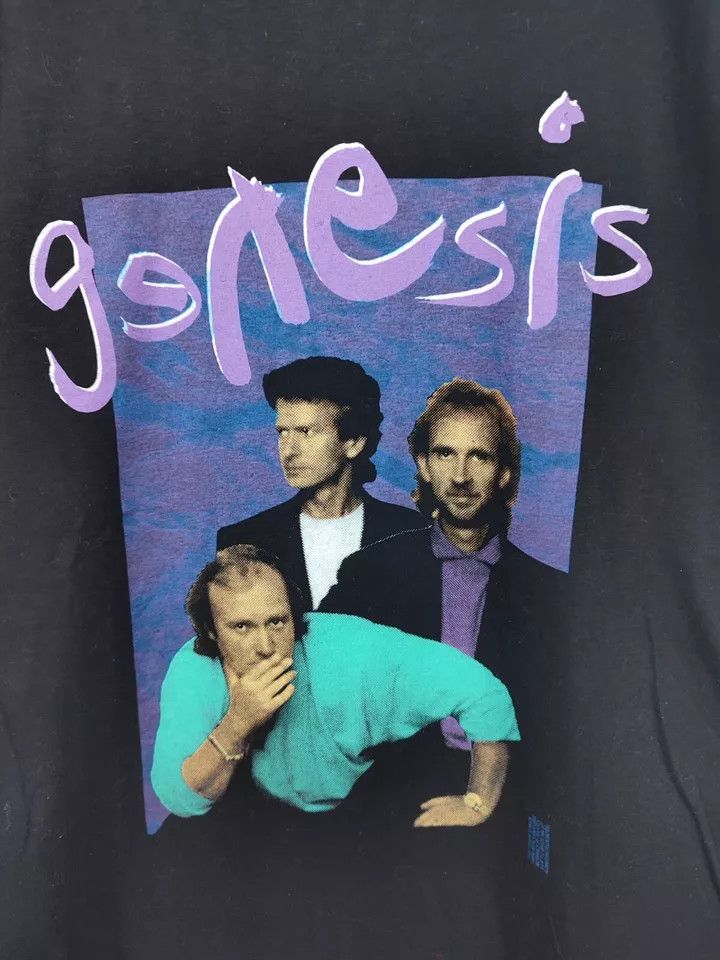Vintage Vintage 1992 Genesis Open Air European Tour t shirt Size L Size US L / EU 52-54 / 3 - 6 Thumbnail