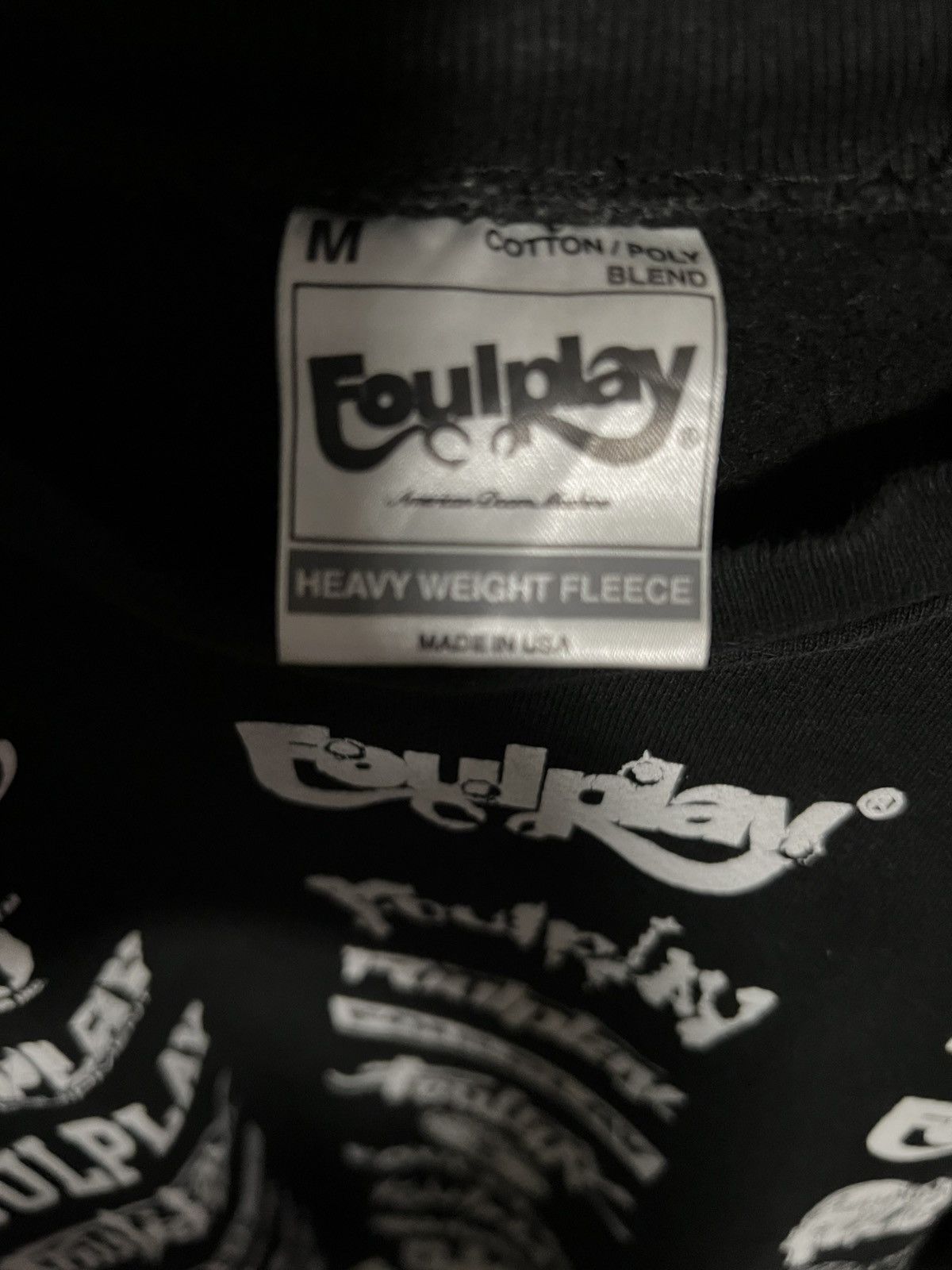 Foulplay Company FOULPLAY - ICONOGRAPHIC CREWNECK SWEATSHIRT (BLACK) MEDIUM Size US M / EU 48-50 / 2 - 3 Thumbnail