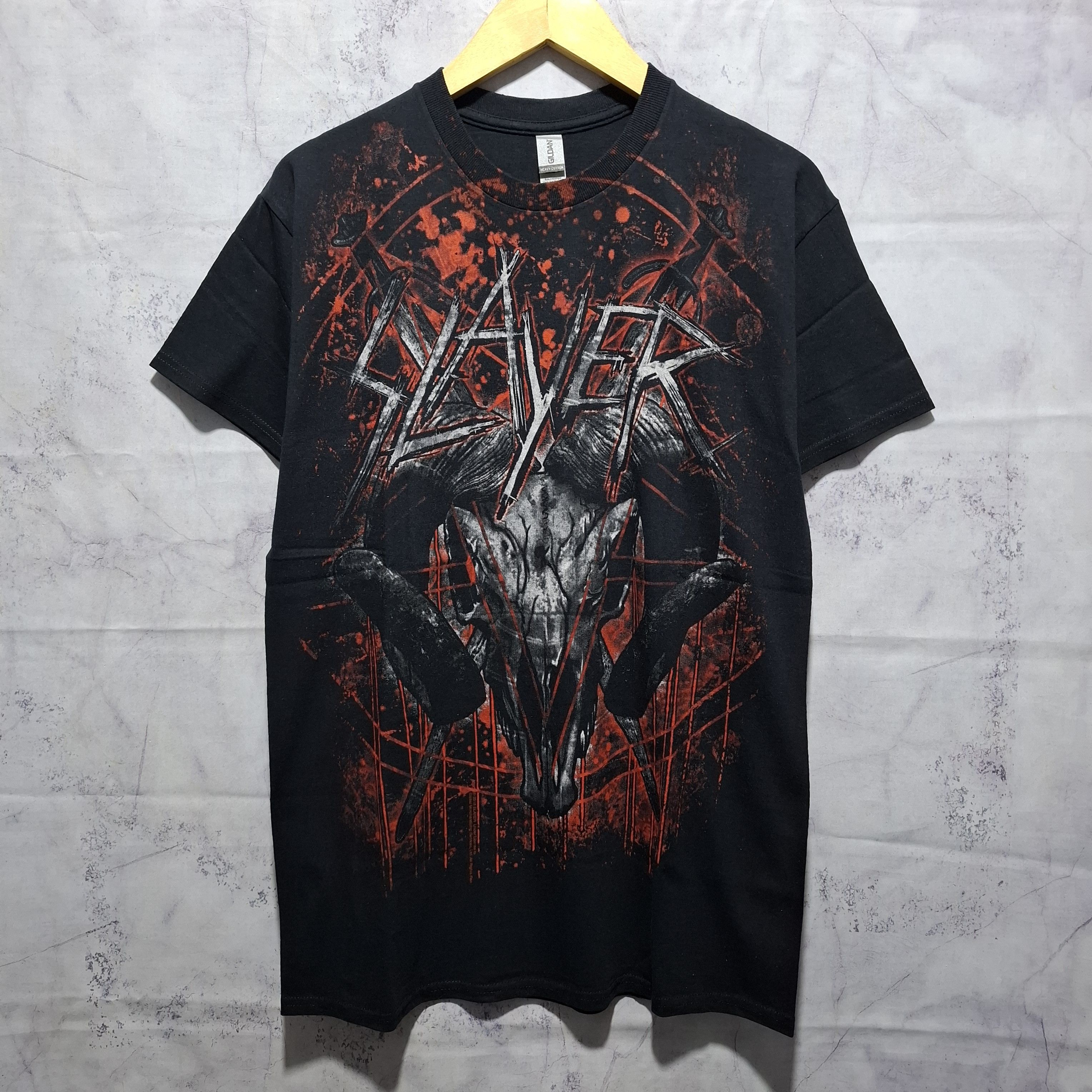 Band Tees Slayer mongo goat aop t-shirt Size US M / EU 48-50 / 2 - 1 Thumbnail
