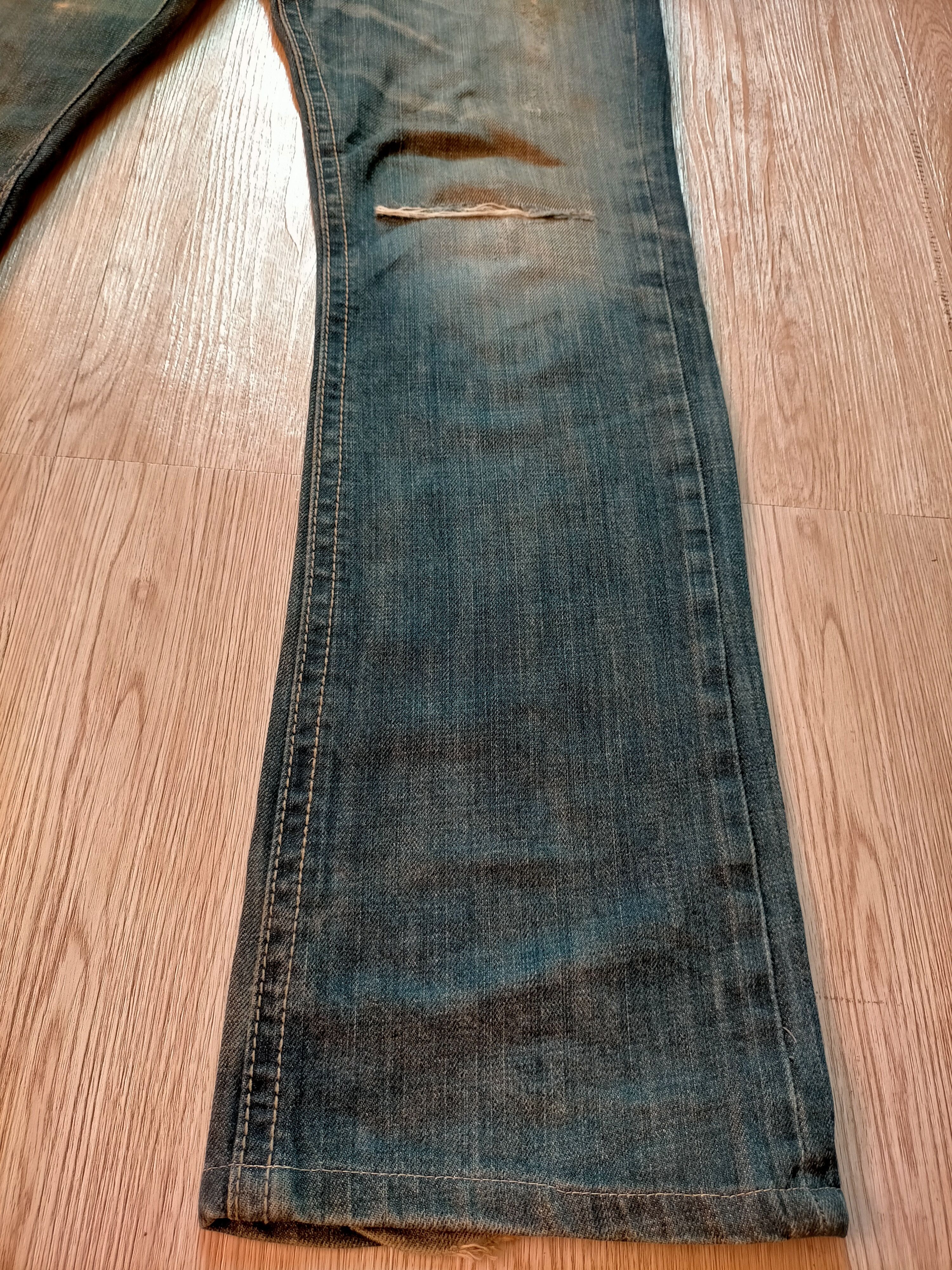 If Six Was Nine × Japanese Brand Flare Jeans Semantic Design Leather pocket Boot cut Denim Size US 31 - 9 Thumbnail