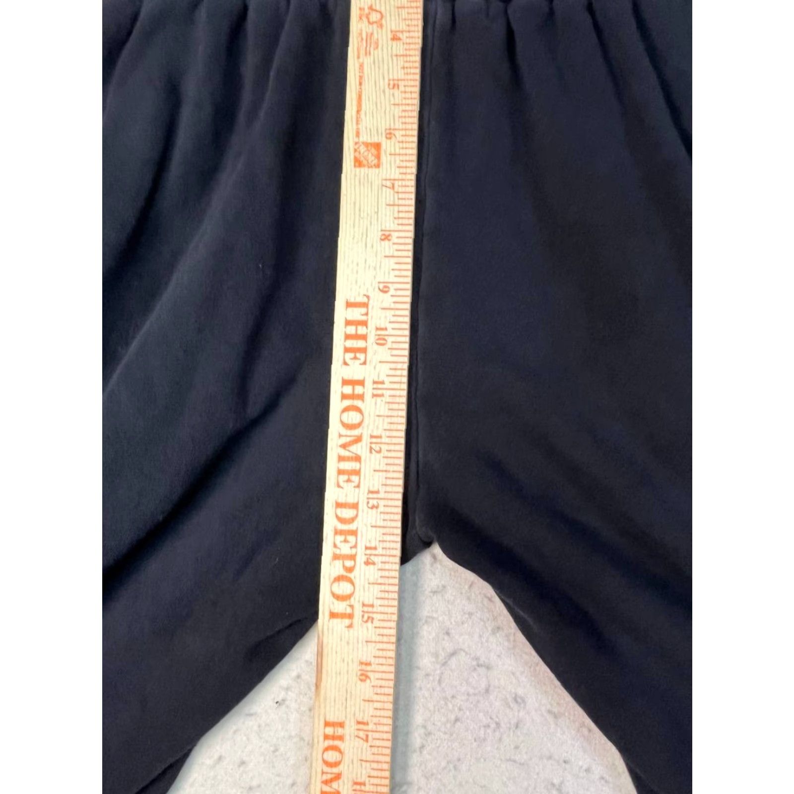 Talentless Talentless Pants Black XS Cotton Elastic Waist Wide Leg Flared Sweatpants Women XS Size 26" / US 2 / IT 38 - 3 Thumbnail