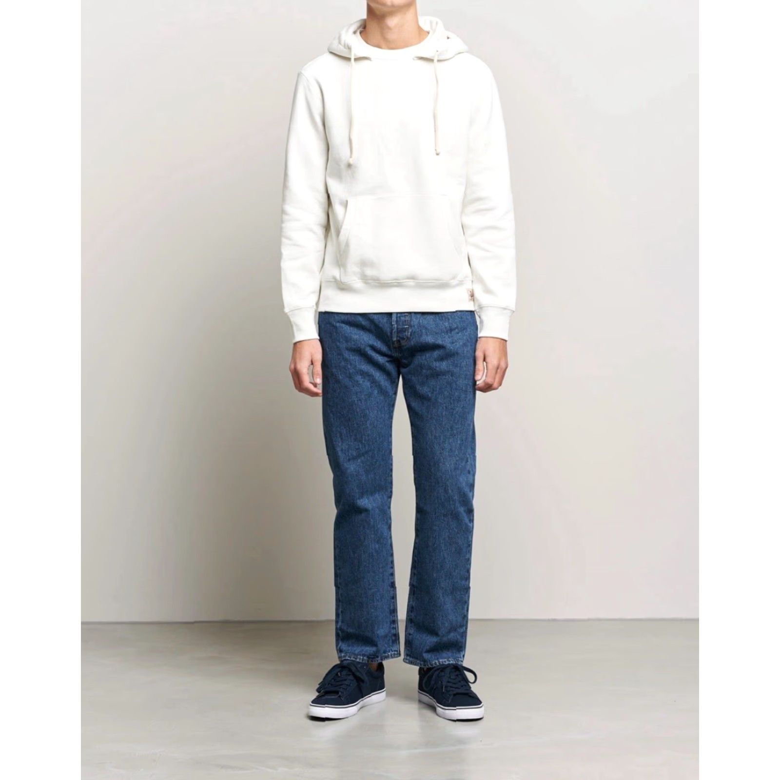 Polo Ralph Lauren VINTAGE Polo Ralph Lauren Hoodie Men L White Garment-Dyed Fleece Pullover Y2K Size US L / EU 52-54 / 3 - 4 Thumbnail