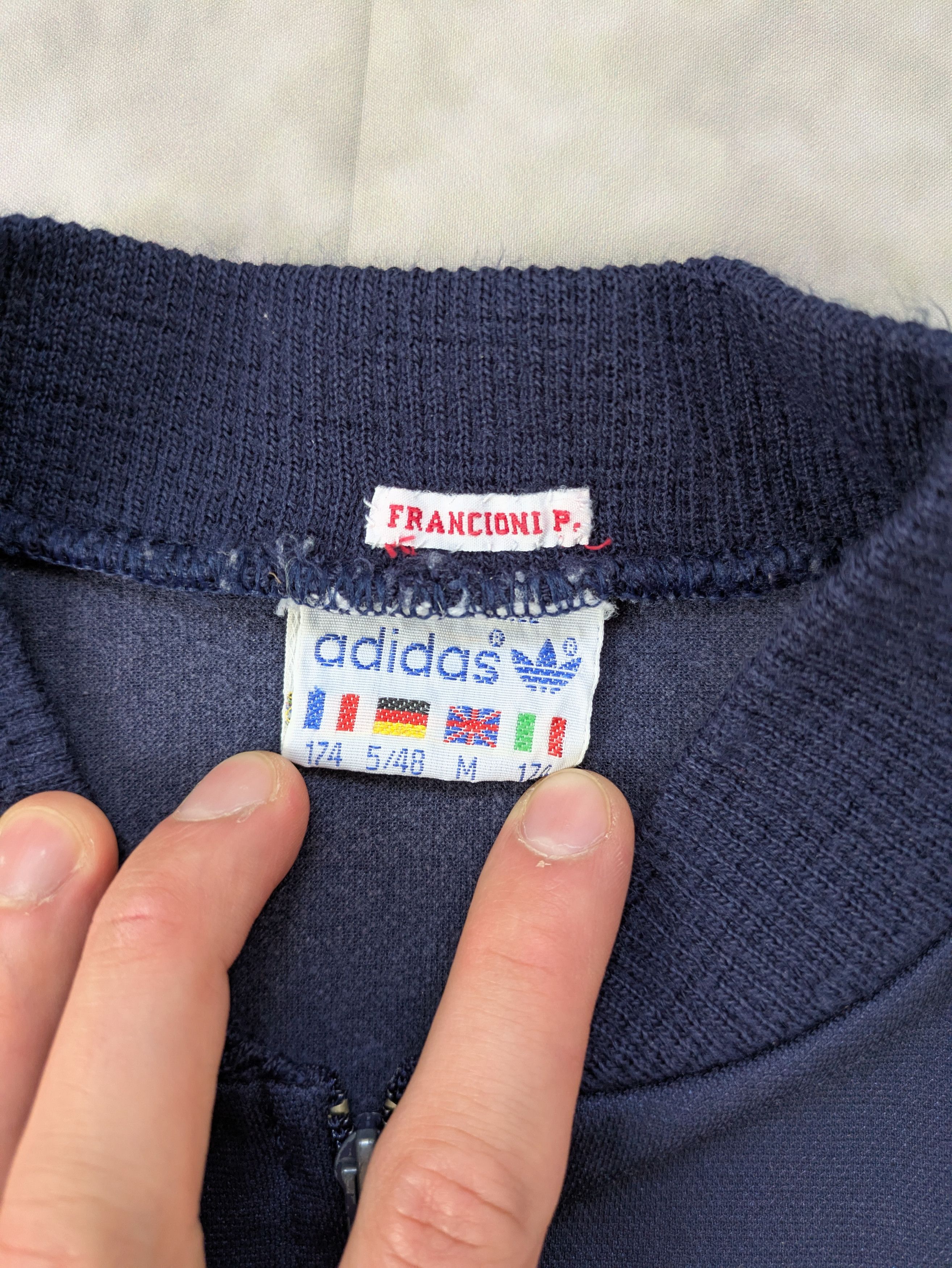 Adidas Vintage Adidas Bomber Jacket | Made in France | 80s | M Size US M / EU 48-50 / 2 - 5 Thumbnail