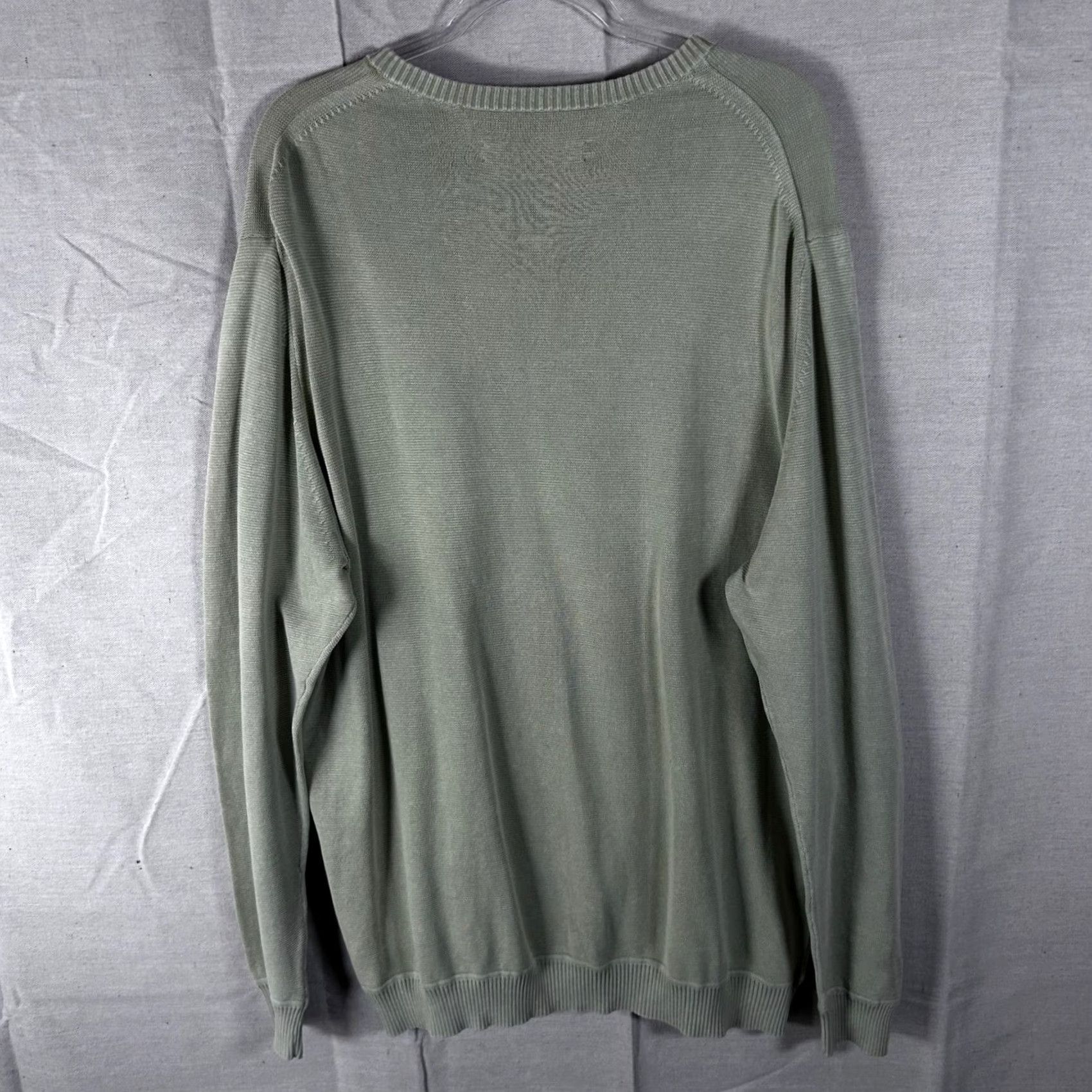 Tommy Bahama Tommy Bahama Mens 2XL Sage Green Crew Neck Knit Sweater Shirt Long Sleeve Pullover Cotton 100% Casual Size US XXL / EU 58 / 5 - 3 Thumbnail