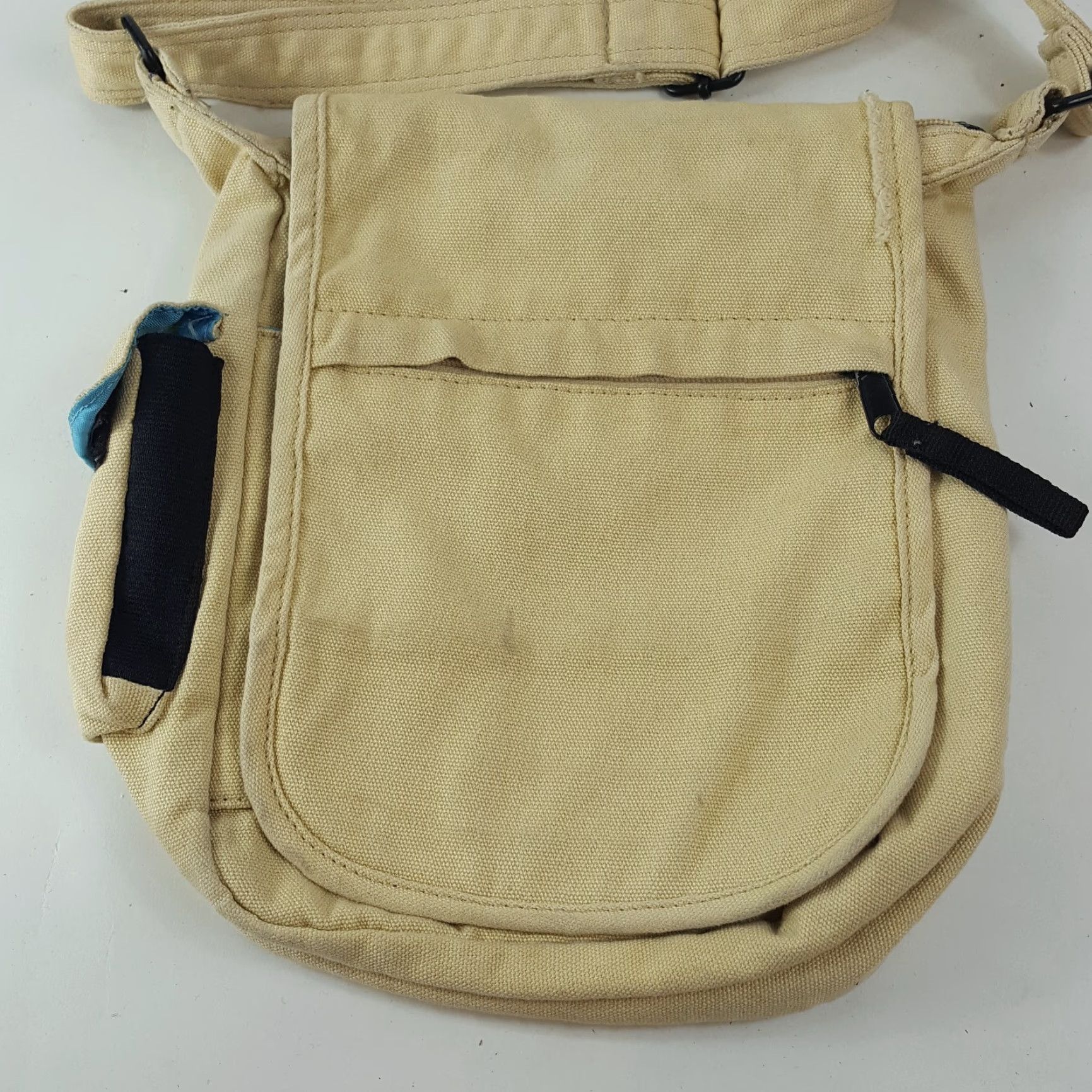KAVU VINTAGE KAVU Canvas Crossbody Bag Women Small Outdoor Khaki Hiking Shoulder Tote Size ONE SIZE - 3 Thumbnail
