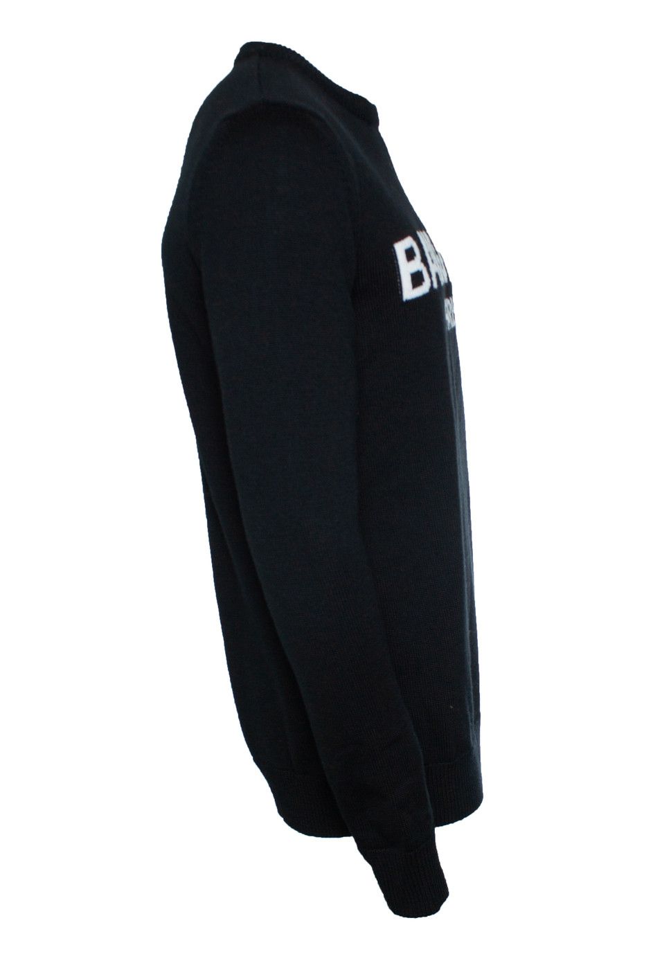 Balmain Balmain, Logo merino knit jumper in black Size US L / EU 52-54 / 3 - 3 Thumbnail