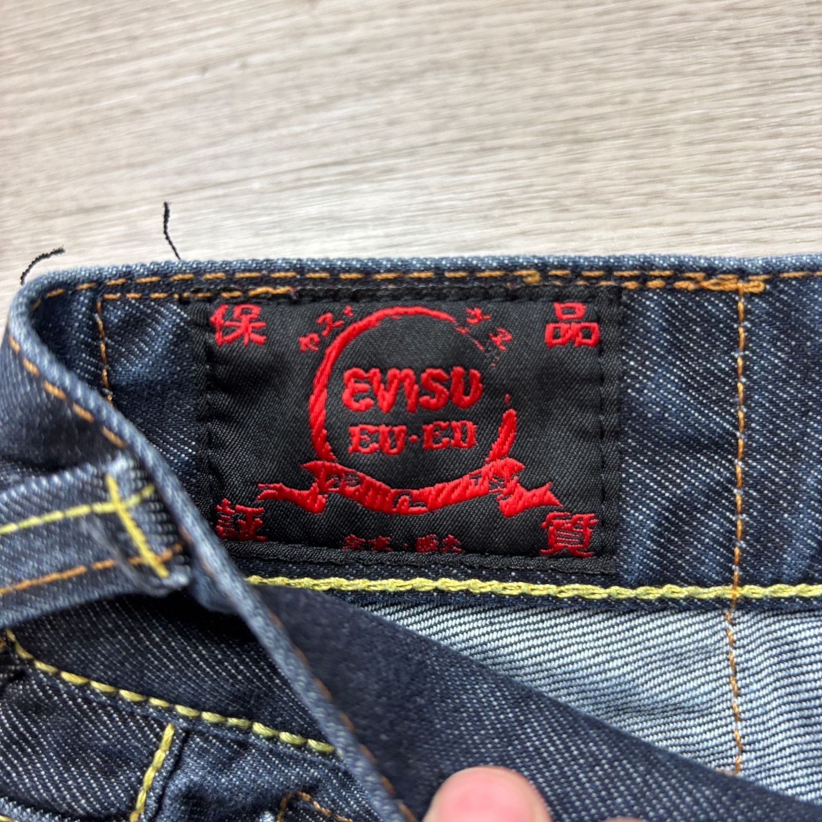 Evisu × Japanese Brand Evisu EU.ED. European Edition Daicock Jeans Men's 33x34 Size US 33 - 7 Thumbnail