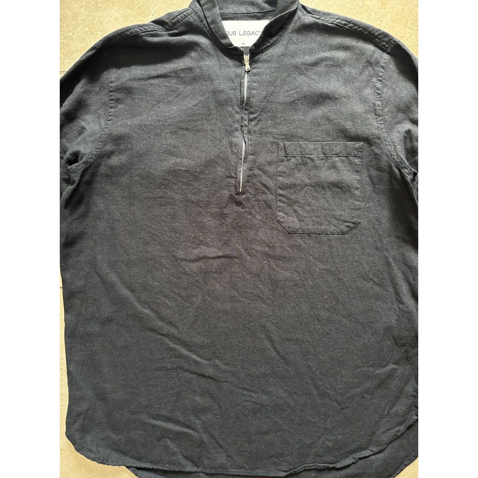 Our Legacy Our Legacy 1/3 Zip-up Cotton/Wool Shirt Size US S / EU 44-46 / 1 - 2 Thumbnail