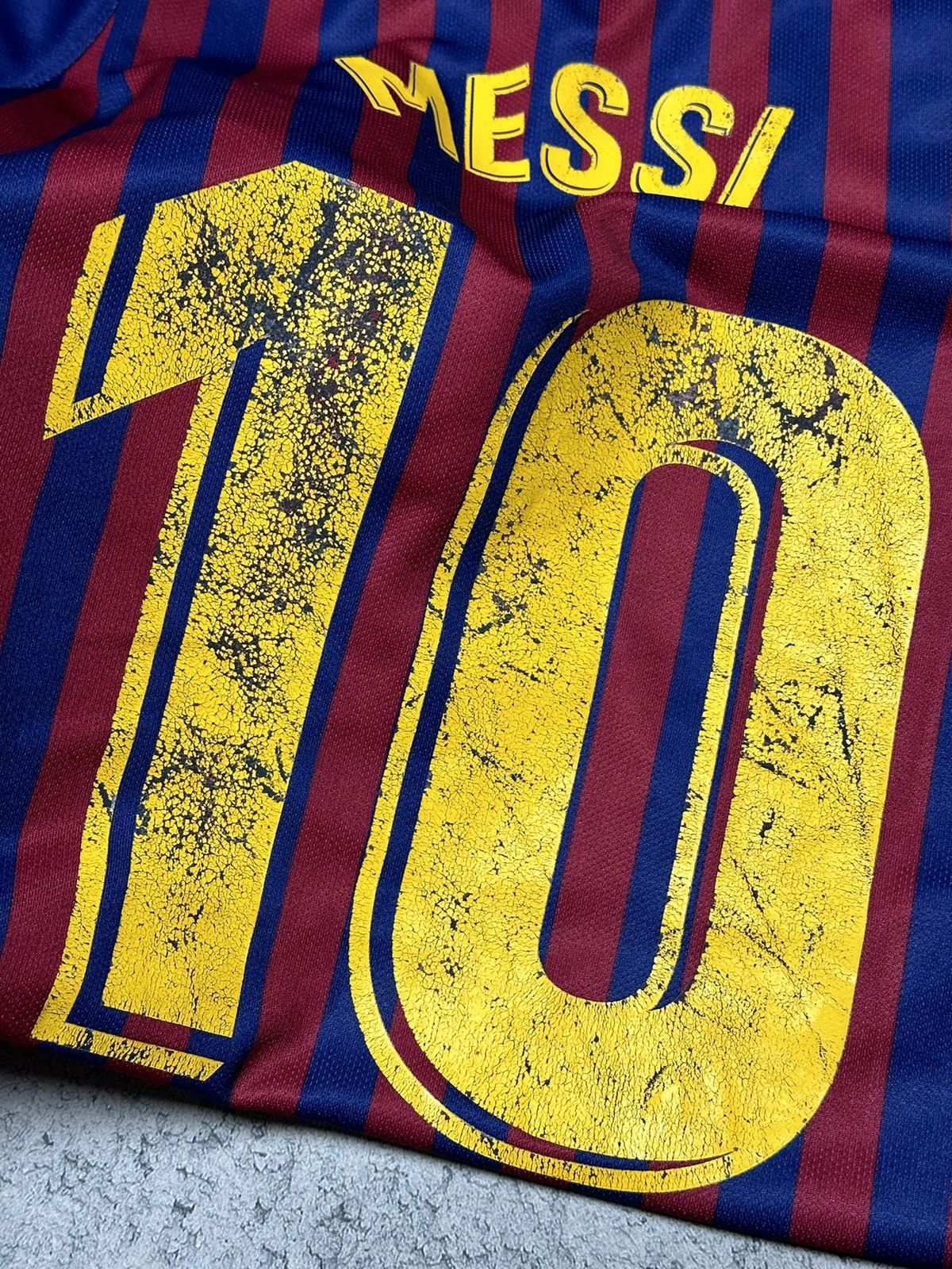 Nike Nike Fc Barcelona Messi #10 Jersey Junior XL Size US XS / EU 42 / 0 - 13 Thumbnail
