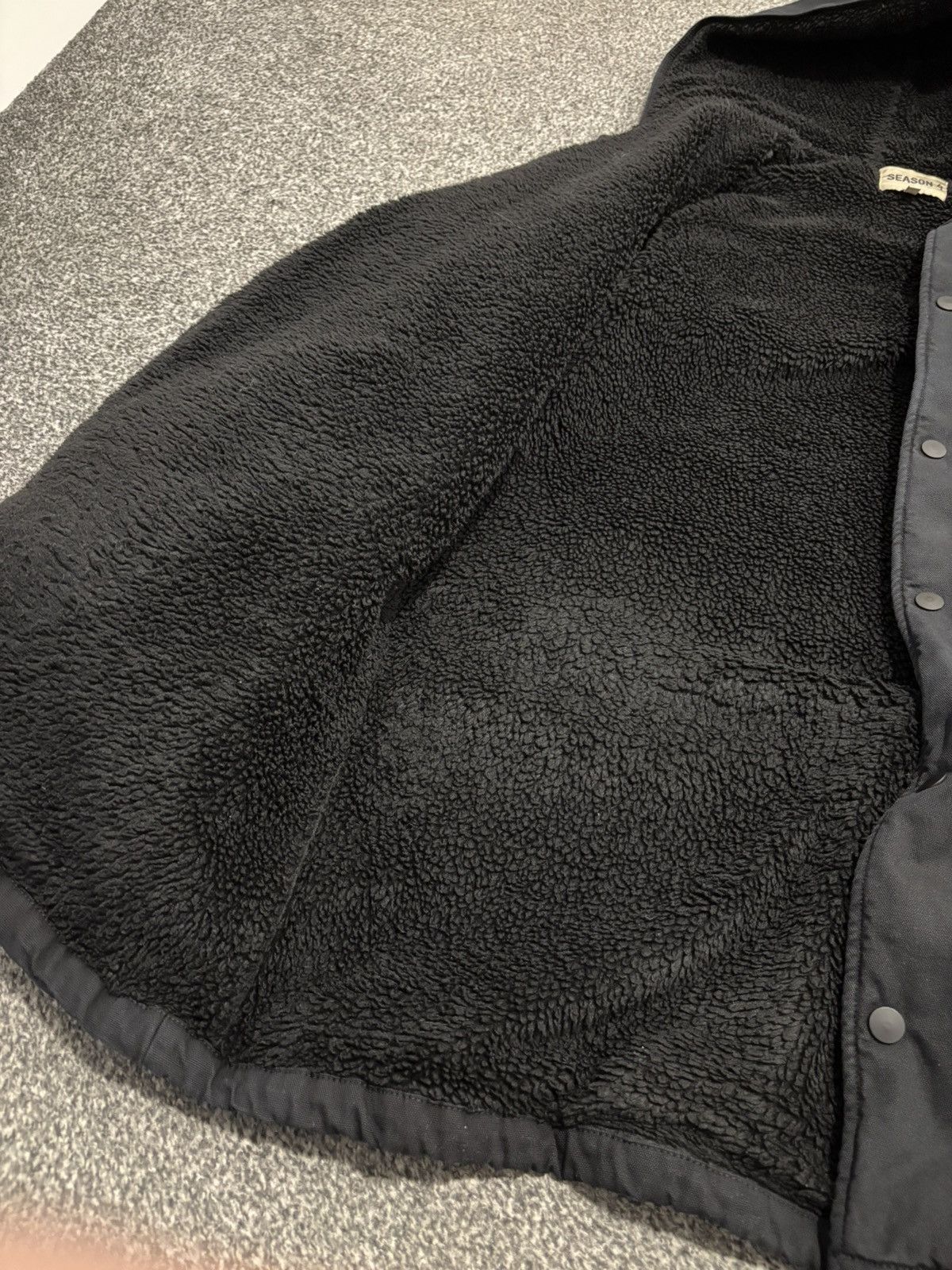 Yeezy Yeezy Season 4 Hooded Coach Shearling Jacket Bat Parka Size US L / EU 52-54 / 3 - 2 Thumbnail
