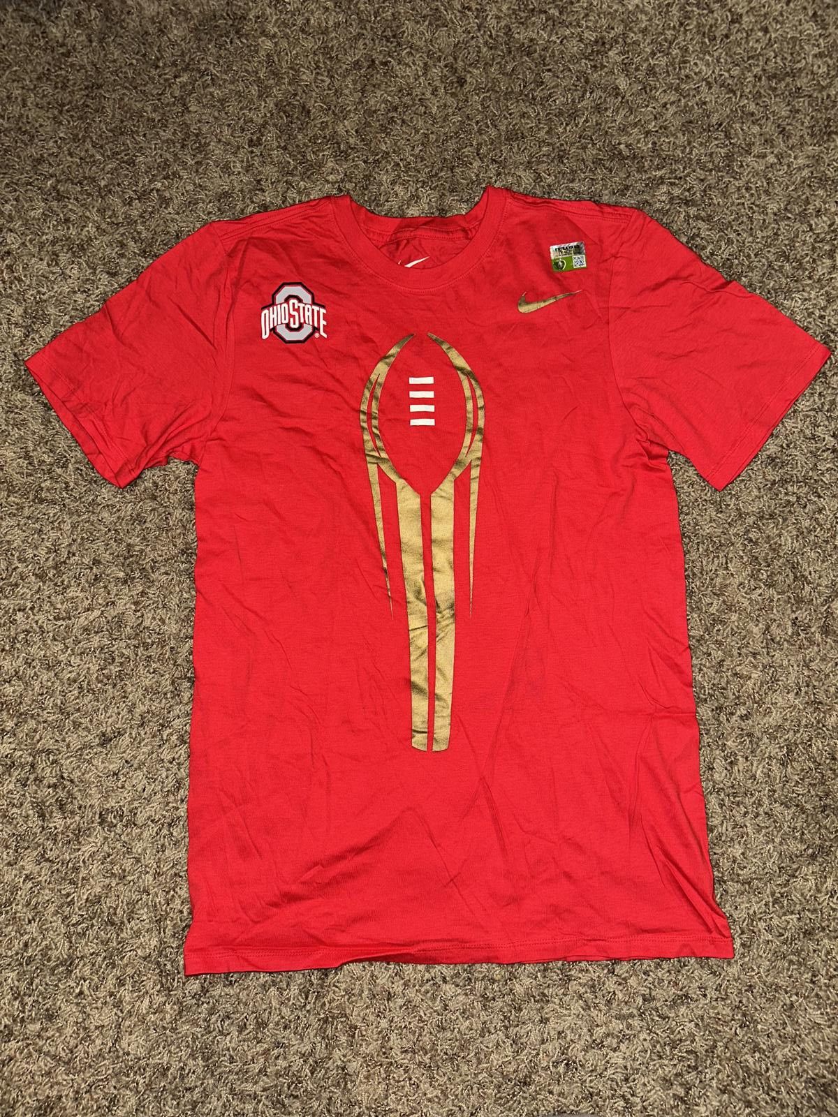 Nike Nike Men’s Scarlet Ohio State Buckeyes Sideline Icon T-Shirt Size US S / EU 44-46 / 1 - 1 Thumbnail
