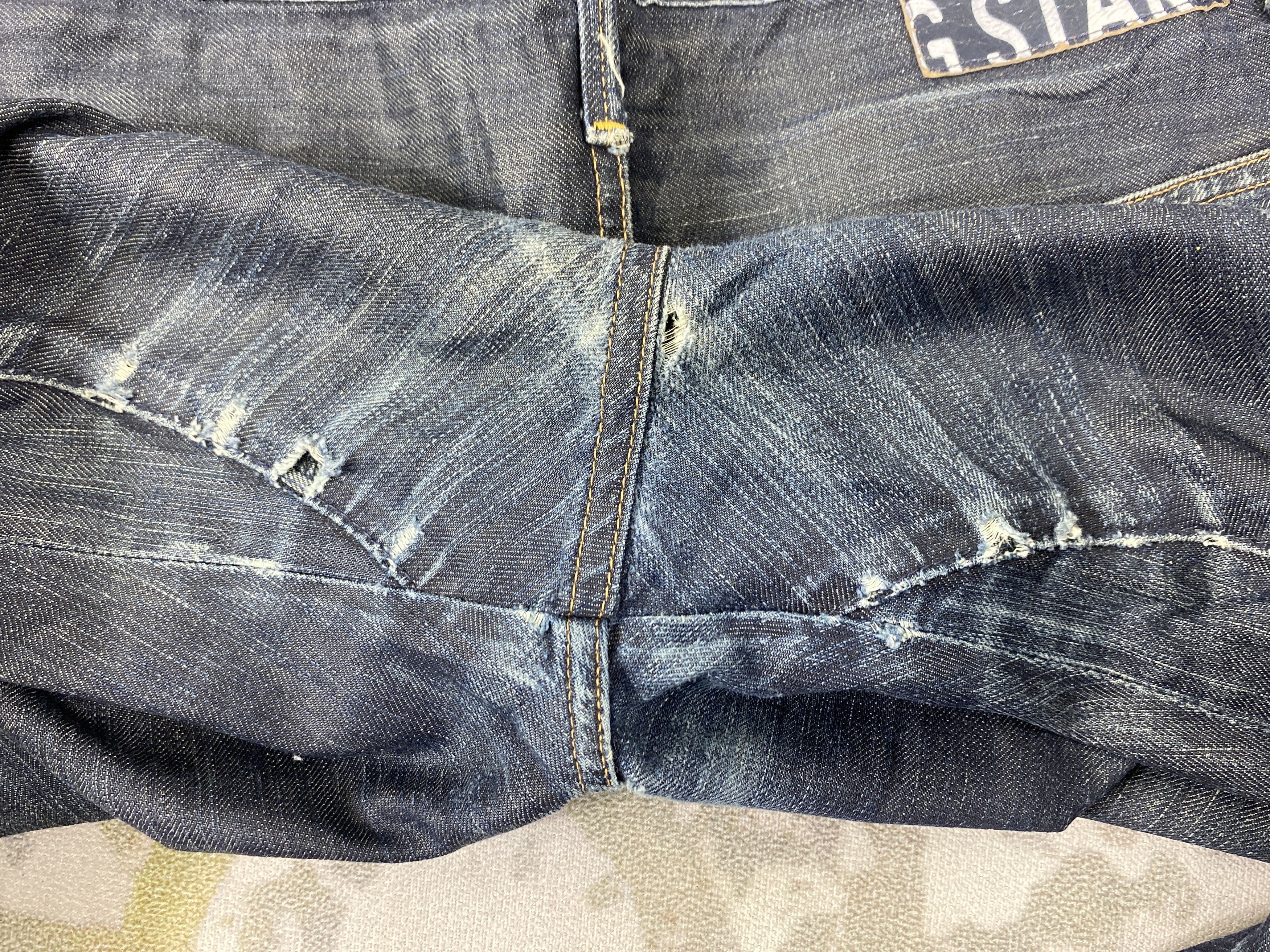 Hysteric Glamour Blue Vintage G-Star Jeans 34x28 - JN3060 Size US 34 / EU 50 - 18 Thumbnail