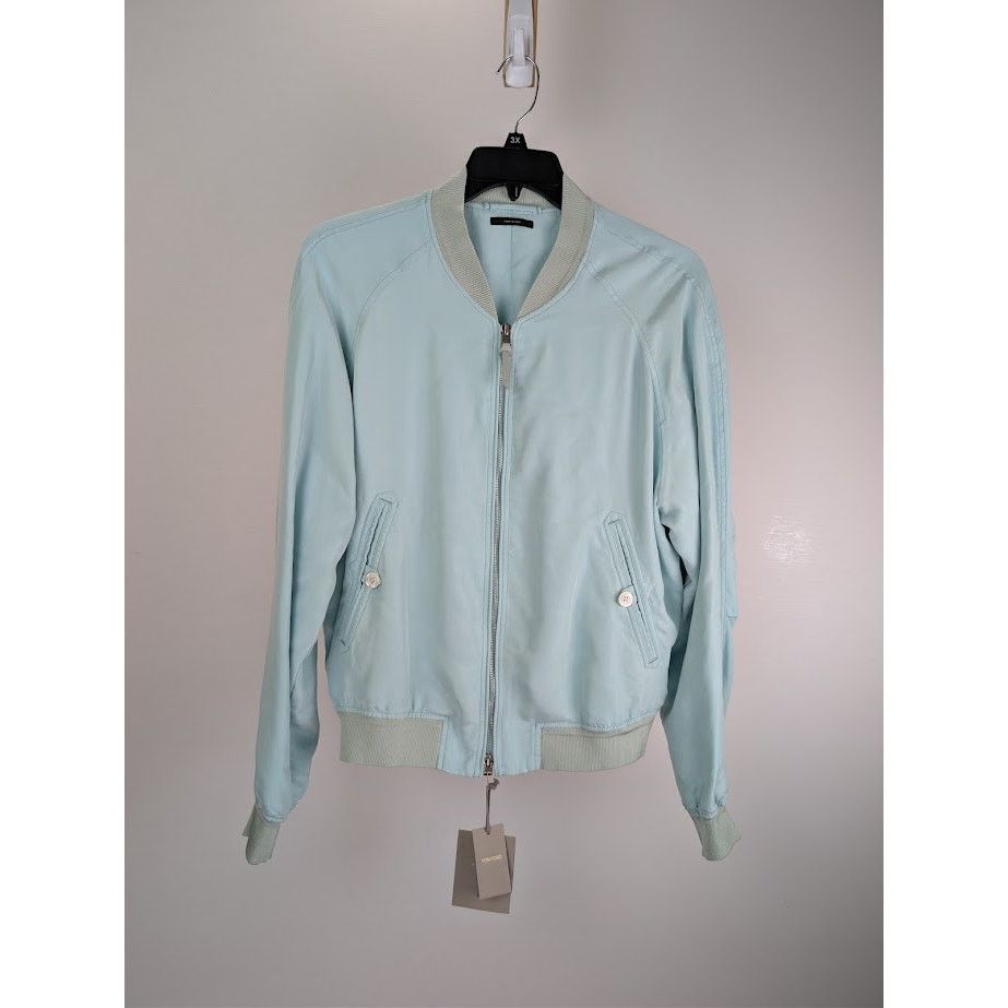 Tom Ford o1rshd1 Bomber Jacket in Blue Size US L / EU 52-54 / 3 - 1 Thumbnail