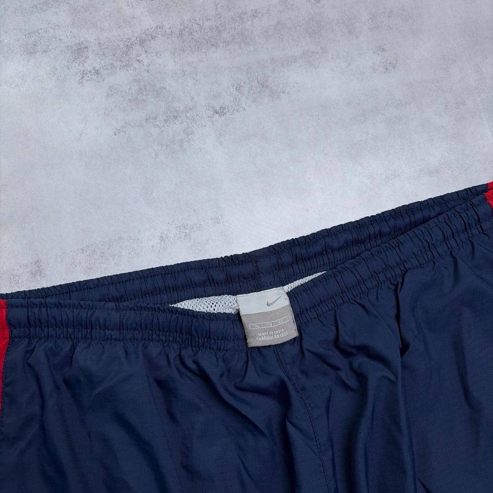 Nike Y2K Navy Nike Surf Baggy Striped Board Shorts Size US 36 / EU 52 - 4 Thumbnail