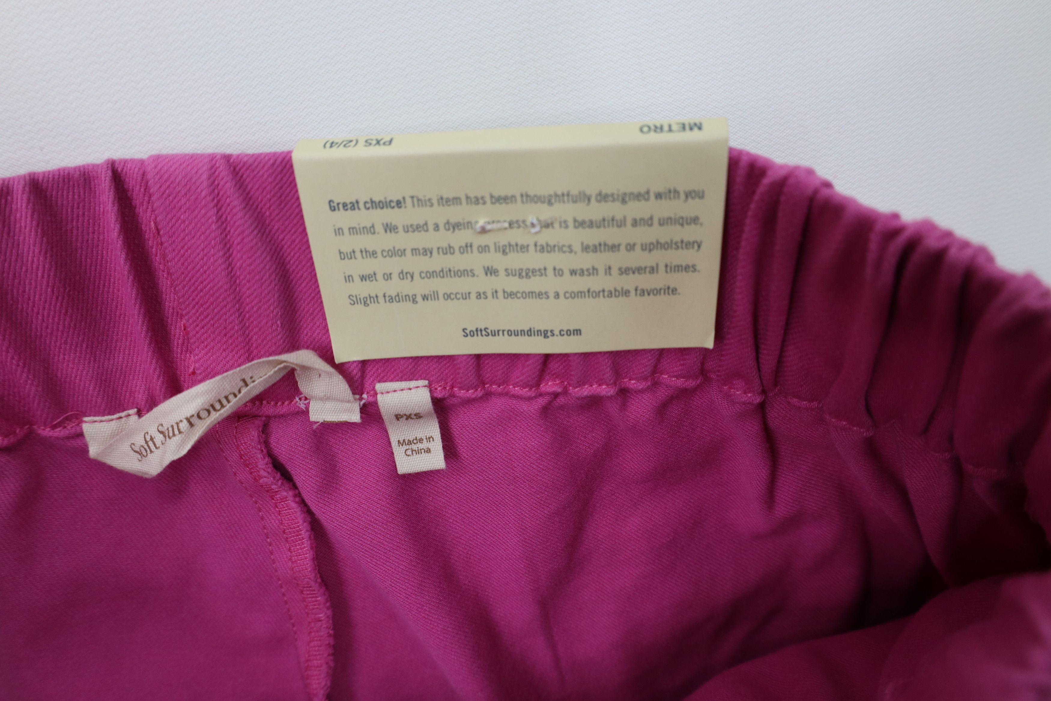 Soft Surroundings Deadstock Y2K Soft Surroundings Ankle Button Cuff Pants Size 26" / US 2 / IT 38 - 7 Thumbnail