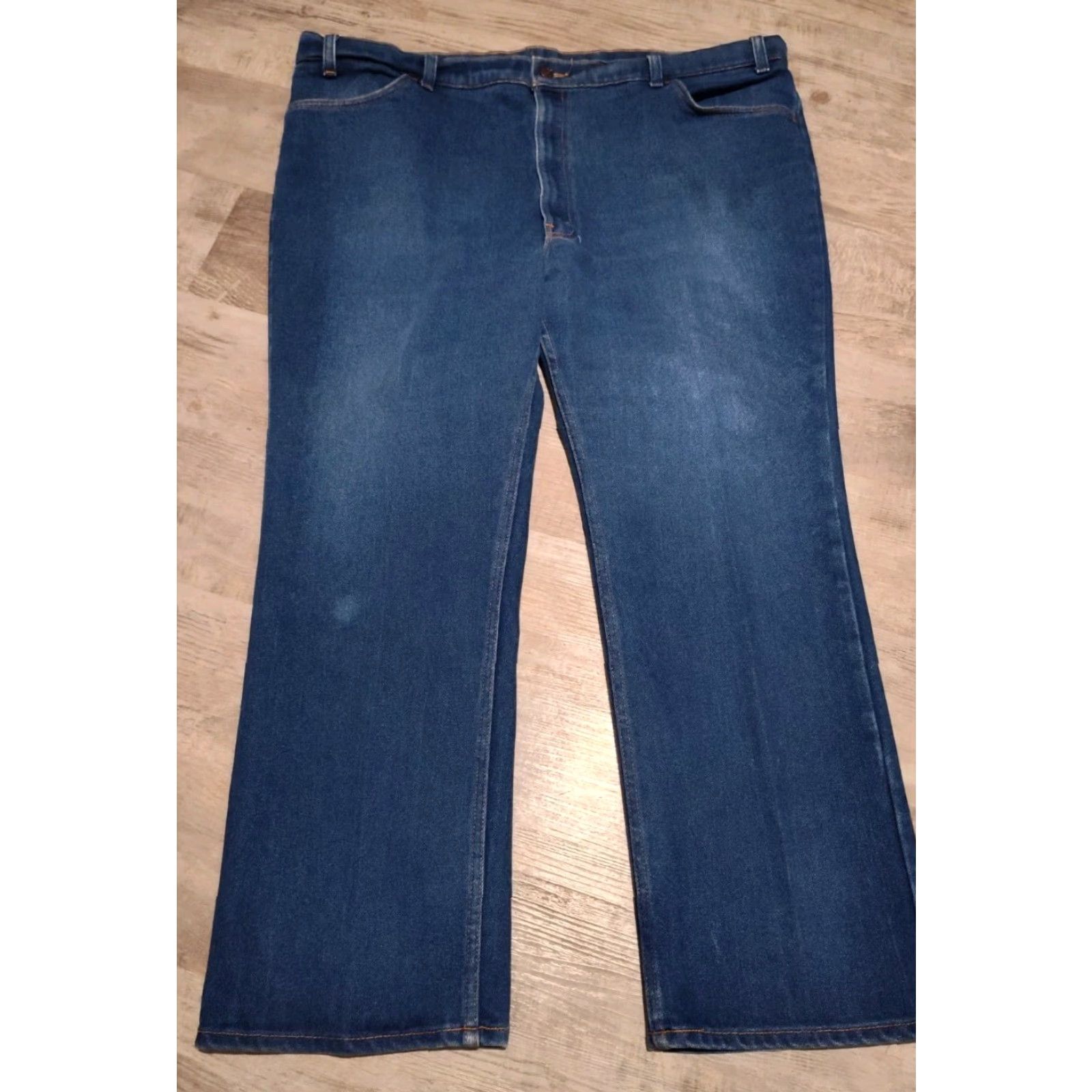 Levi's VINTAGE Levi's Action Jeans Mens 48x30 High Rise Straight Fit Denim USA 90s Size US 32 / EU 48 - 2 Thumbnail