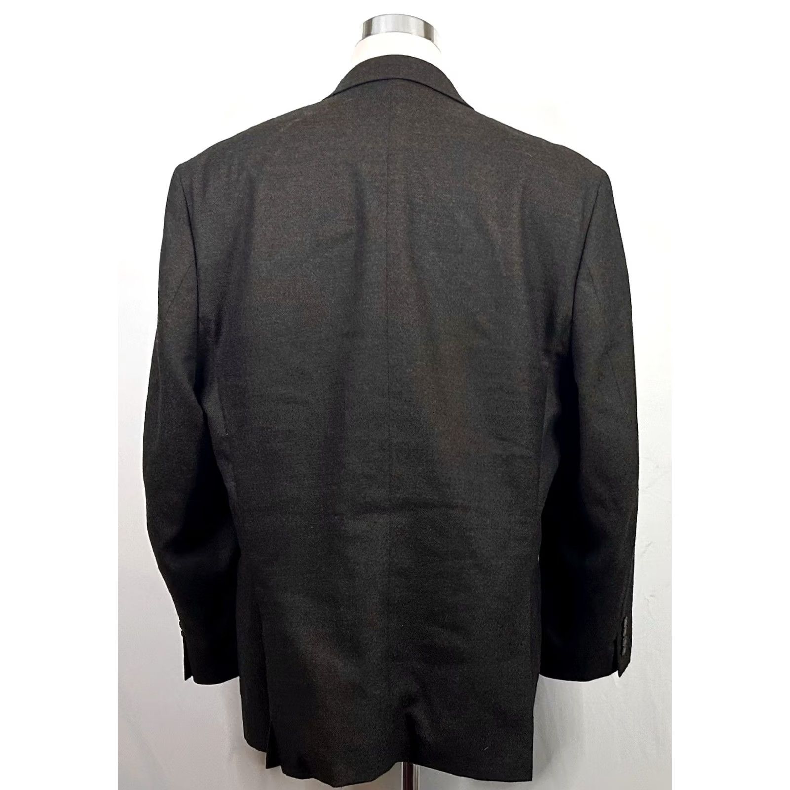 Calvin Klein Calvin Klein Sport Coat 52L Brown Wool Peak Lapel Two Button Double Vented Men Size 52 Jacket Long Formal 2 Piece Mens 100% Wool Big & Tall Size US XS / EU 42 / 0 - 6 Thumbnail