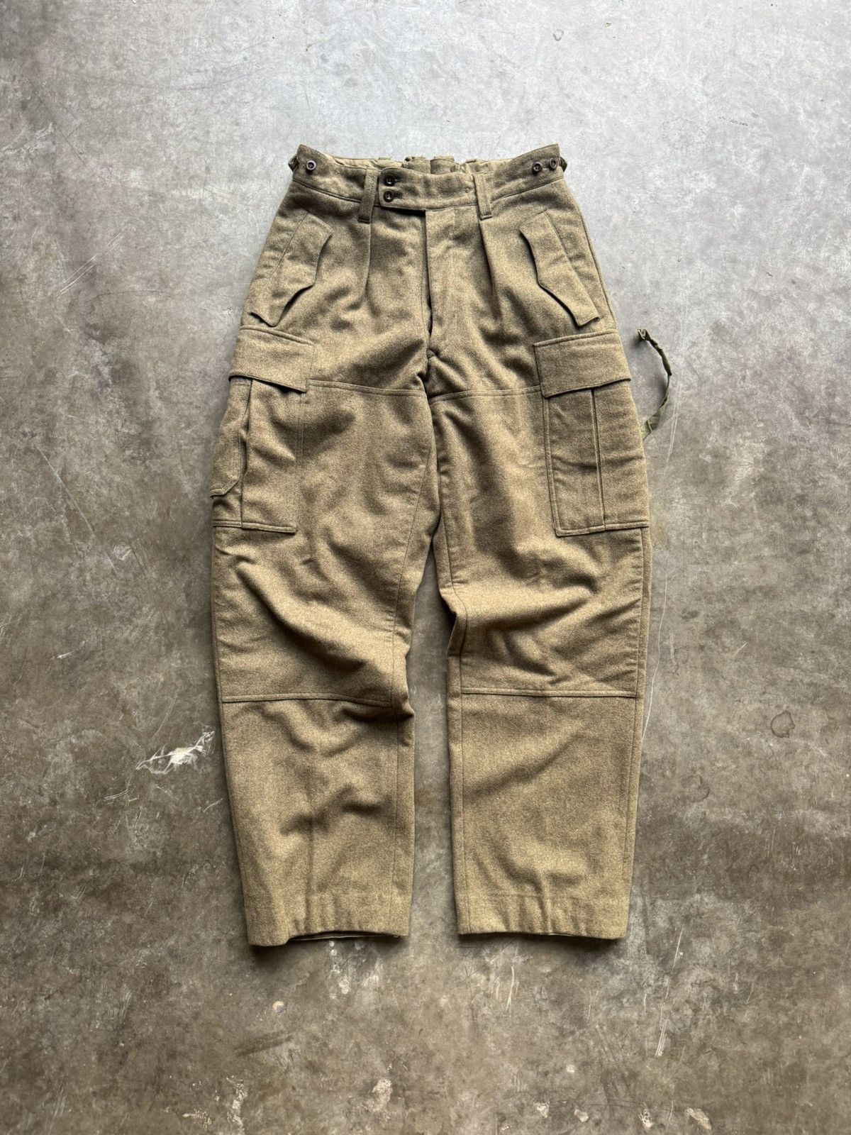Vintage Vintage 1971 German Issue G.D.Bucking-Alsfeld Wool Trousers Size US 30 / EU 46 - 1 Thumbnail