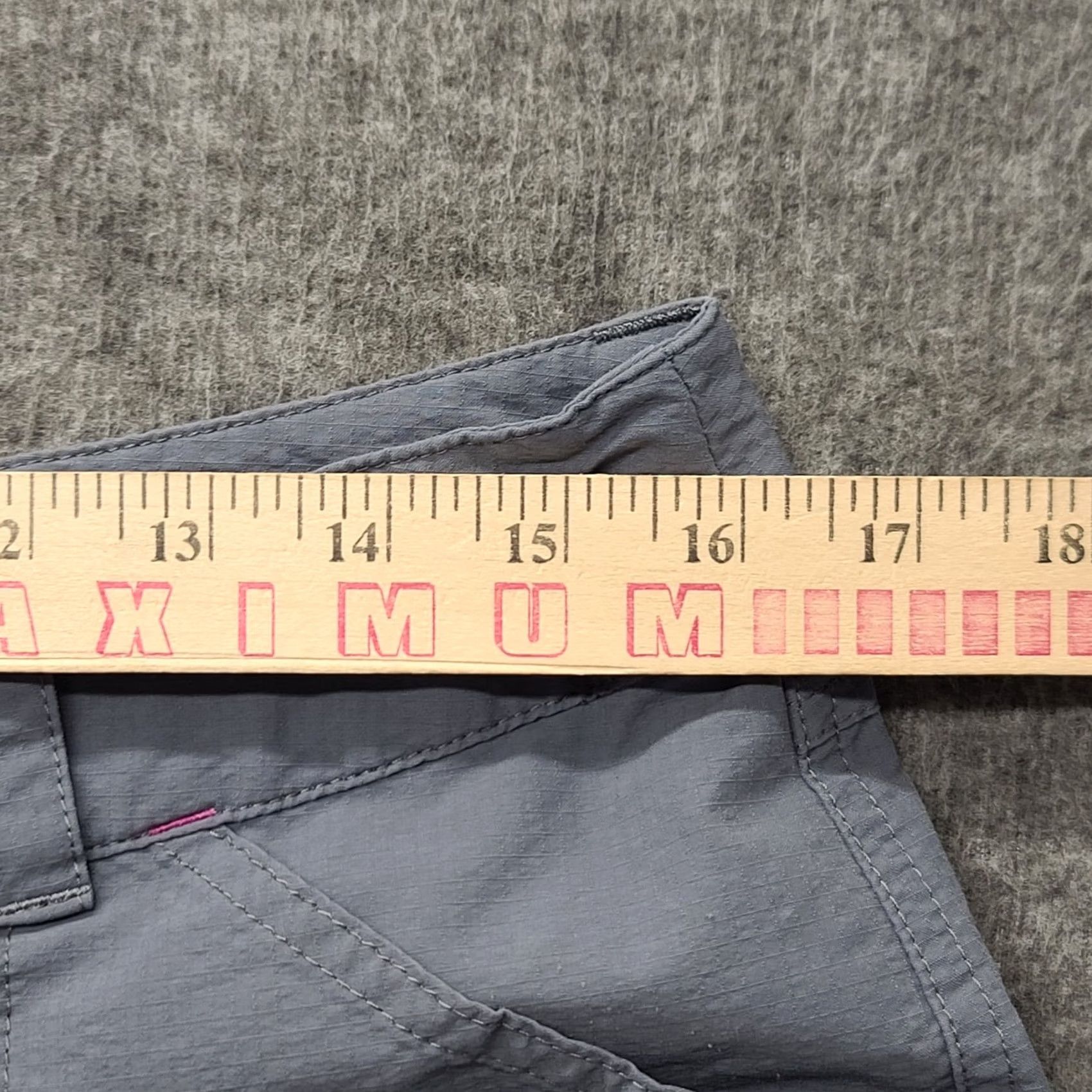 Patagonia Patagonia Shorts Womens 12 Borderless Regular Fit Mid Rise Quick Dry Hiking ChiNo/ Gray Nylon Spandex Size 34" / US 12 / IT 48 - 5 Thumbnail