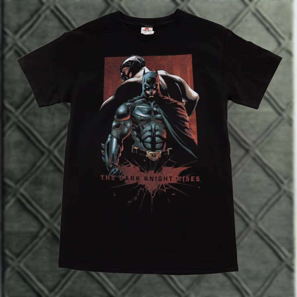Vintage The Dark Knight Rises Bane Batman movie Promo T-Shirt Black SIZE Small NEW Size US S / EU 44-46 / 1 - 1 Thumbnail