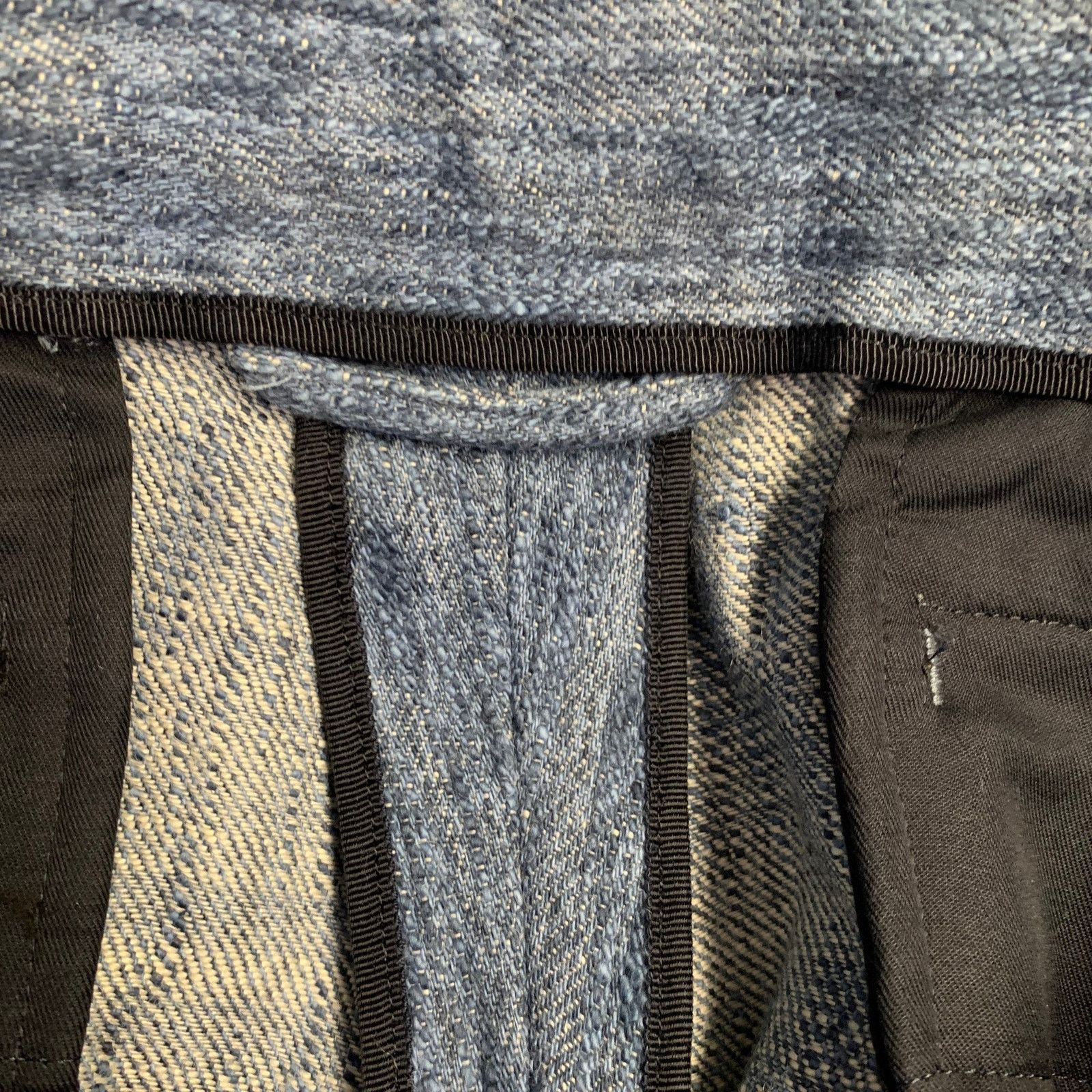 Tomorrowland TOMORROWLAND Indigo Cotton Slubby Twill Button Fly Shorts Size US 36 / EU 52 - 6 Thumbnail