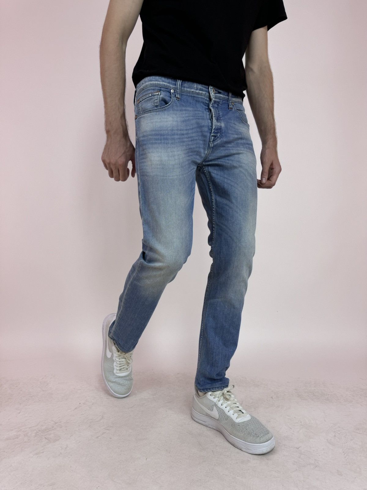 7 For All Mankind 7 For All Mankind Chad Mens Blue Jeans Los Angeles size 32 Size US 32 / EU 48 - 4 Thumbnail