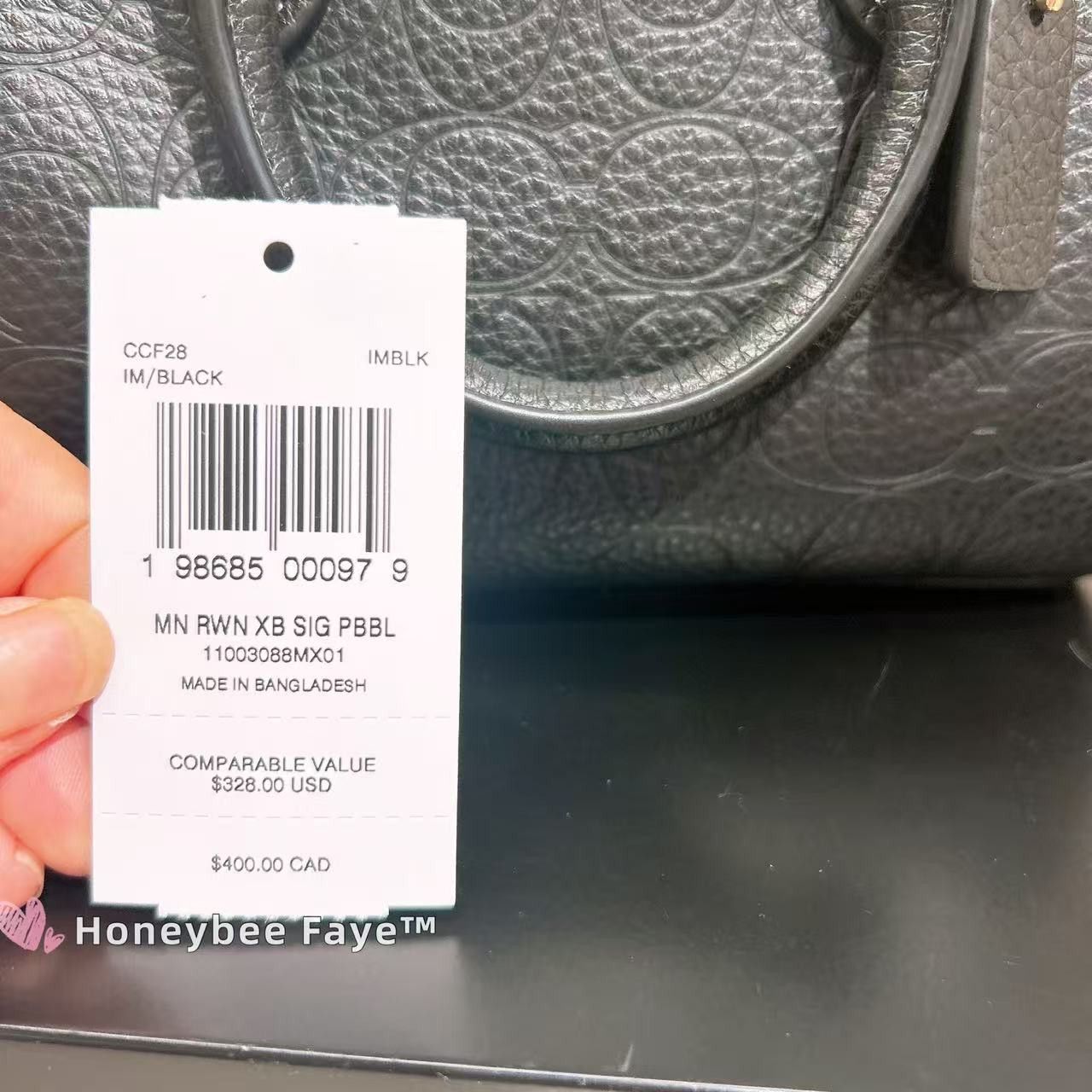 Coach Mini Rowan Crossbody Bag In Signature Leather CCF28 Size ONE SIZE - 6 Thumbnail