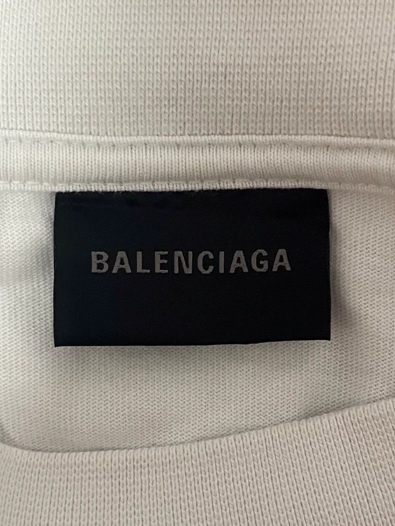 Balenciaga Balenciaga Letter logo rhinestone letter short sleeve T-sh Size US L / EU 52-54 / 3 - 3 Thumbnail