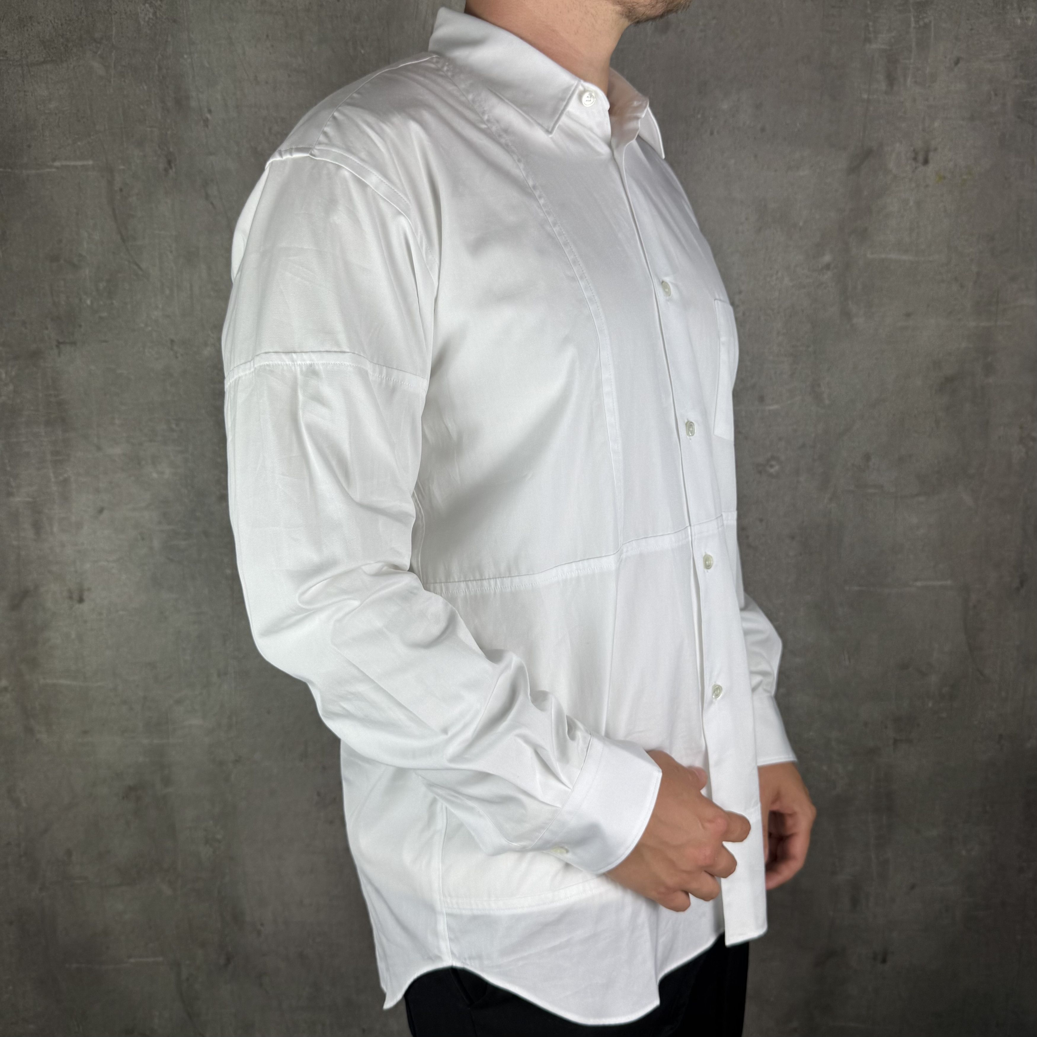 Comme des Garcons SHIRT COMME DES GARCONS SHIRT Panelled Patchwork Seam Button Up Size US M / EU 48-50 / 2 - 5 Thumbnail