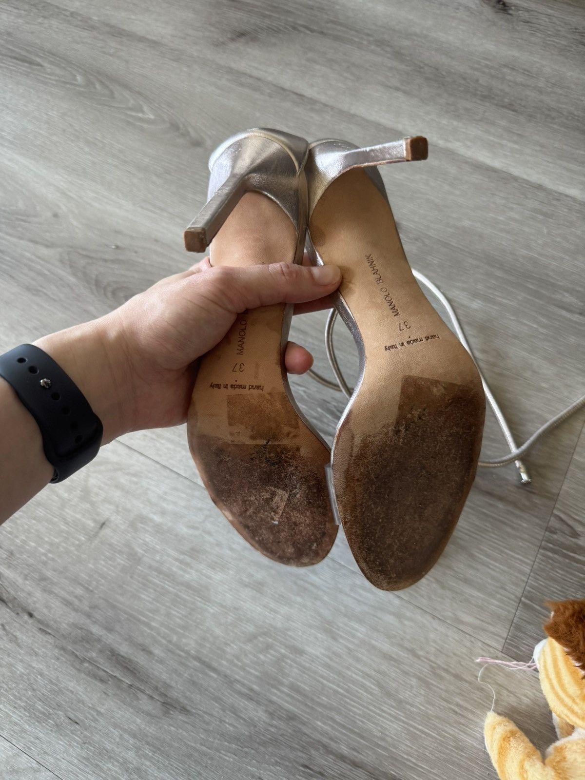 Manolo Blahnik Manolo blahnik heels with ties Size US 7 / IT 37 - 4 Thumbnail