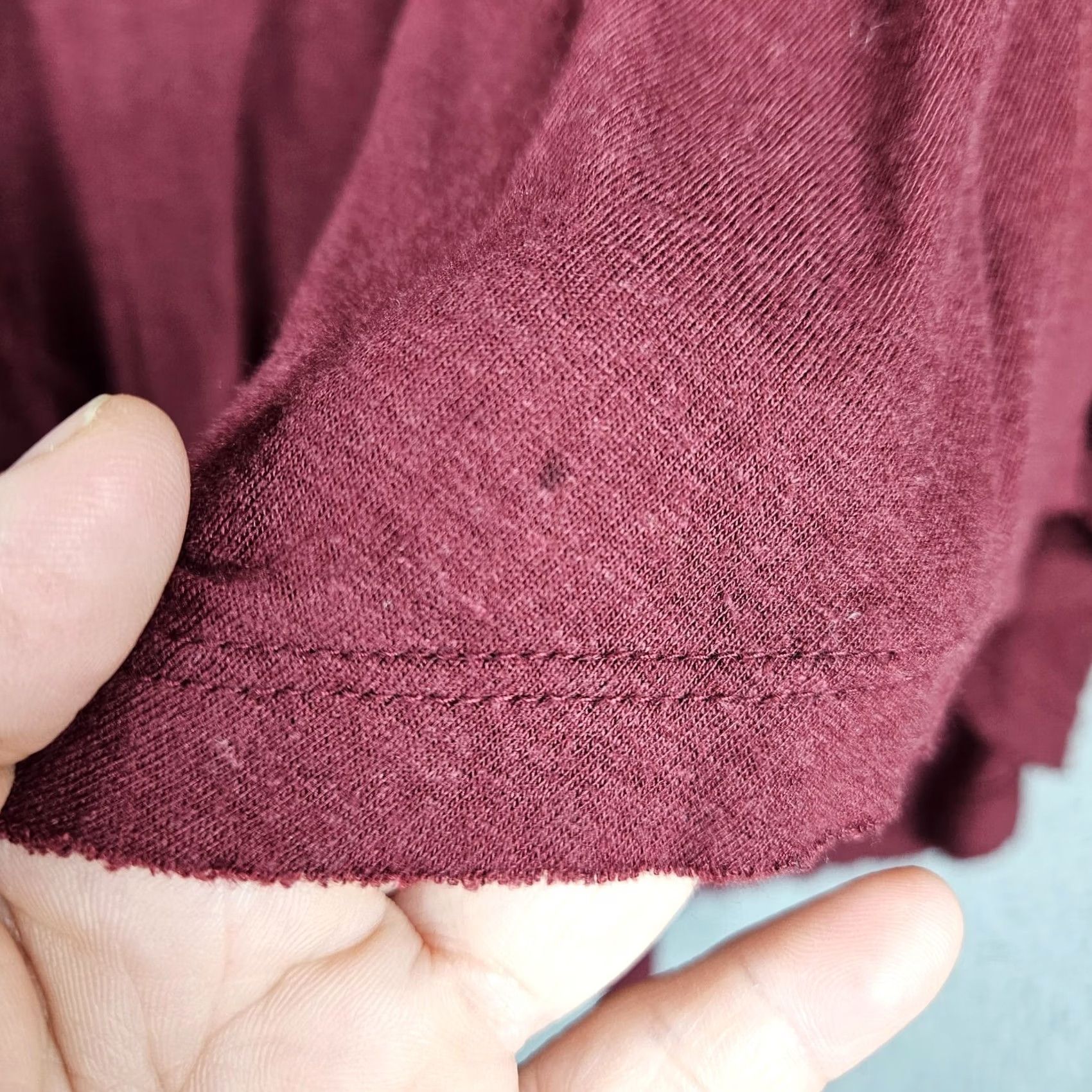 Free People VINTAGE? No. (Skip) New Romantic Free People Women’s Maroon Long Sleeve Top XS Size XS / US 0-2 / IT 36-38 - 3 Thumbnail