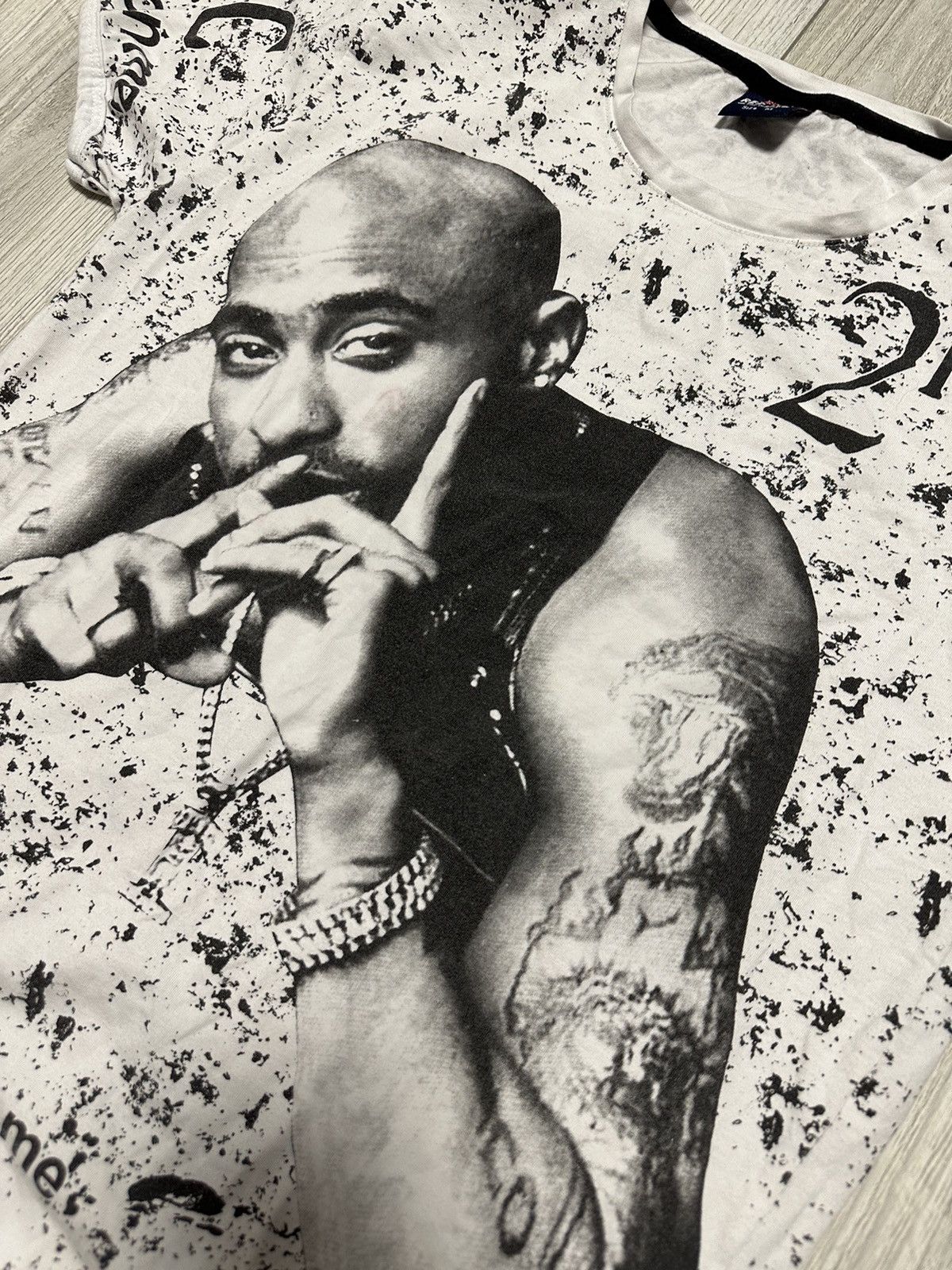 Band Tees × Rap Tees × Vintage Vintage 2Pac All Eyez On Me Sportswear Boot T-Shirt Size US M / EU 48-50 / 2 - 3 Thumbnail