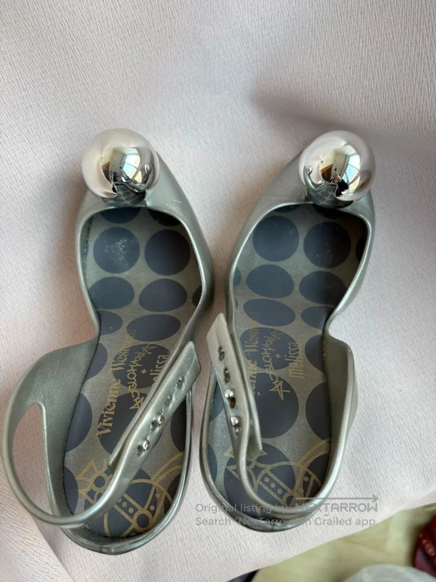 Vivienne Westwood Vivienne Westwood Melissa Silver Ball Heels. Size US 7 / IT 37 - 6 Thumbnail