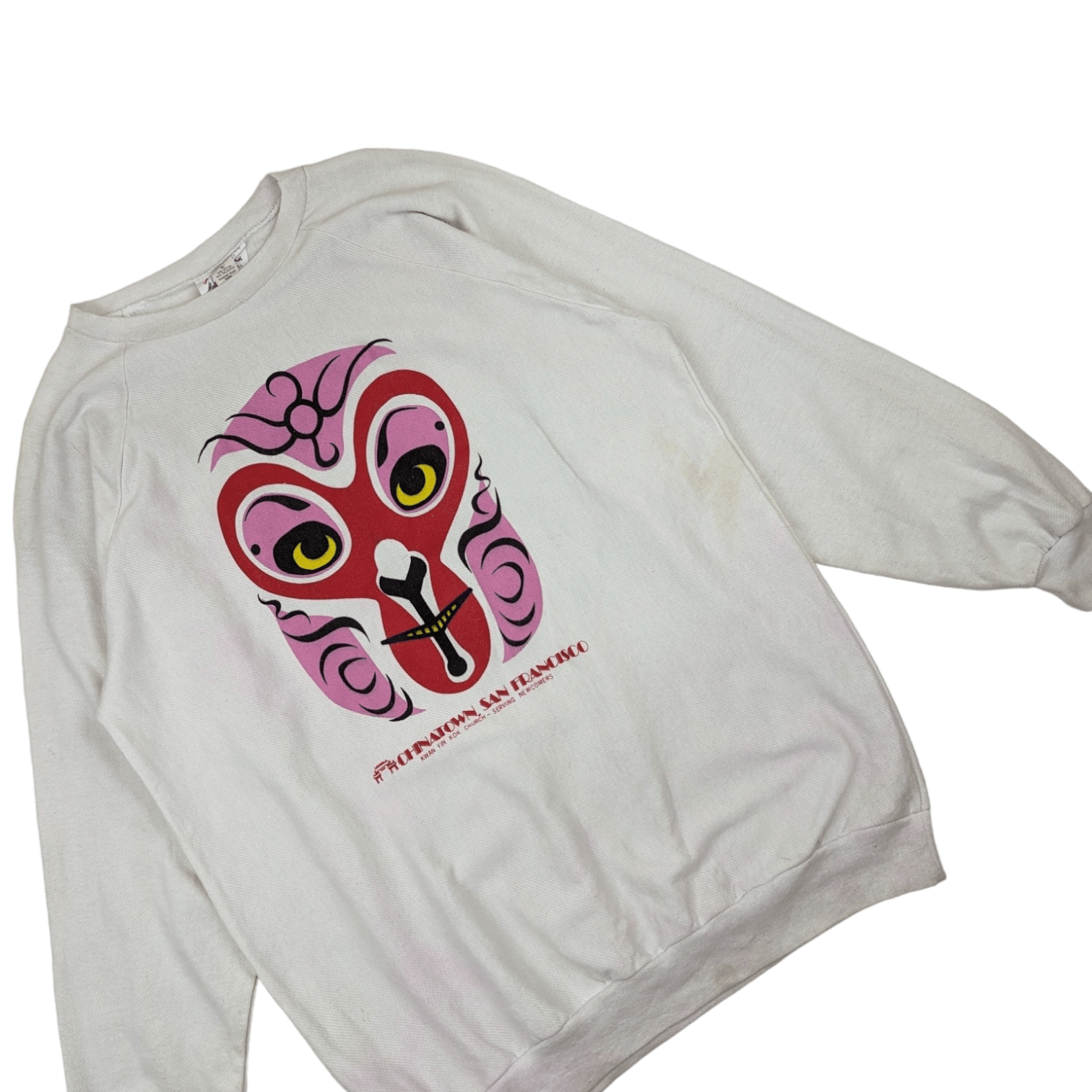 Vintage Vintage 90's CHINATOWN California Jumper Sweatshirt Size US L / EU 52-54 / 3 - 3 Thumbnail